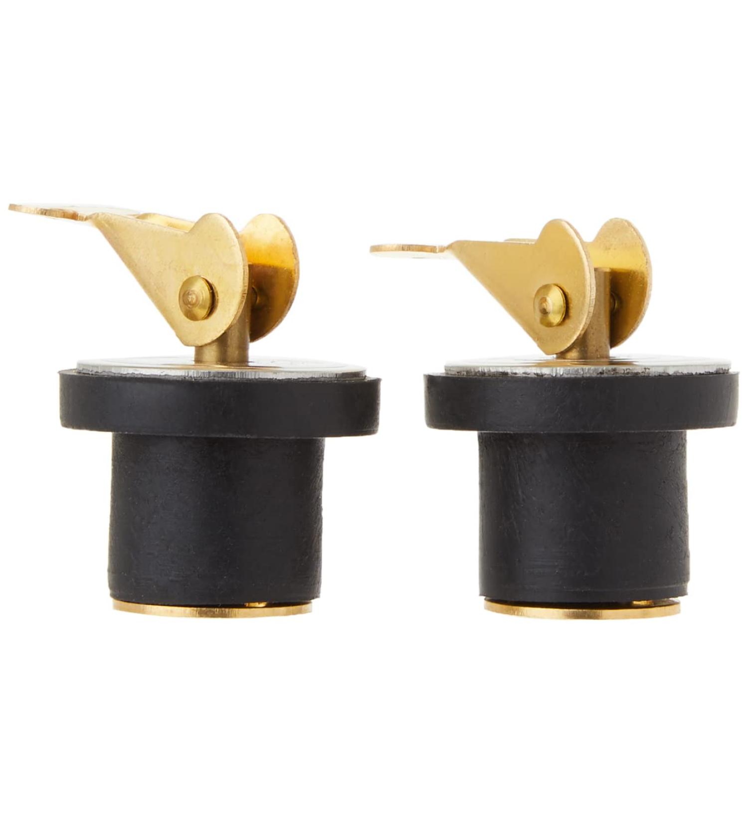 Shoreline Marine Brass 3/4 Inch Baitwell Plug - Pack of 2 - Buy Online on GoSupps.com