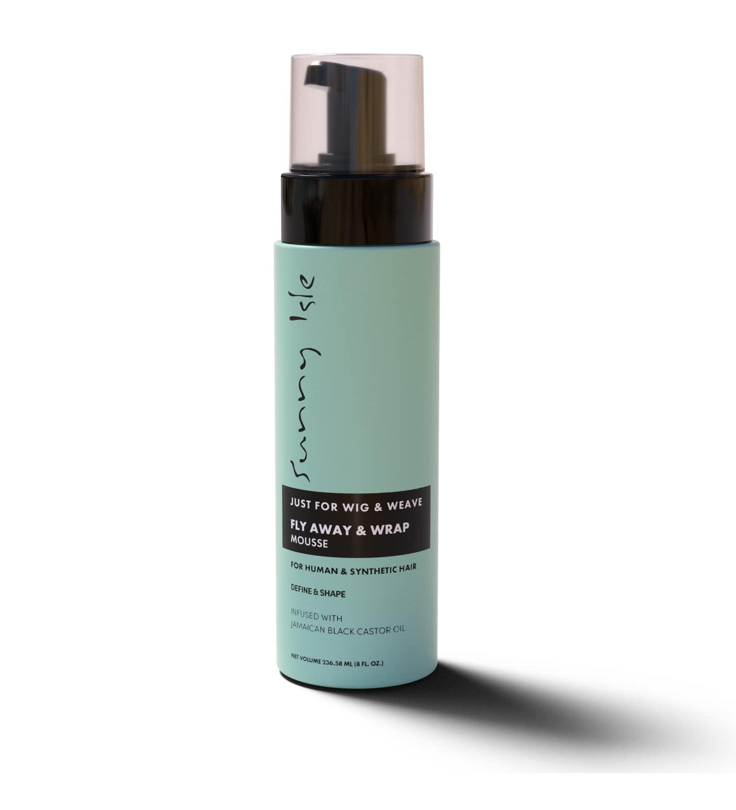 Sunny Isle Mousse 8oz for Wigs Weaves Braids & Extensions | Fly Away Control for Synthetic & Natural Hair - Buy Online on GoSupps.com