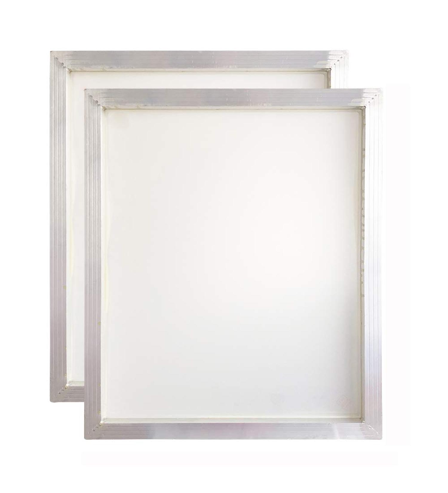 20x24 Inch Aluminum Silk Screen Printing Screens - 110 White Mesh (2 Pack) - Buy Online on GoSupps.com