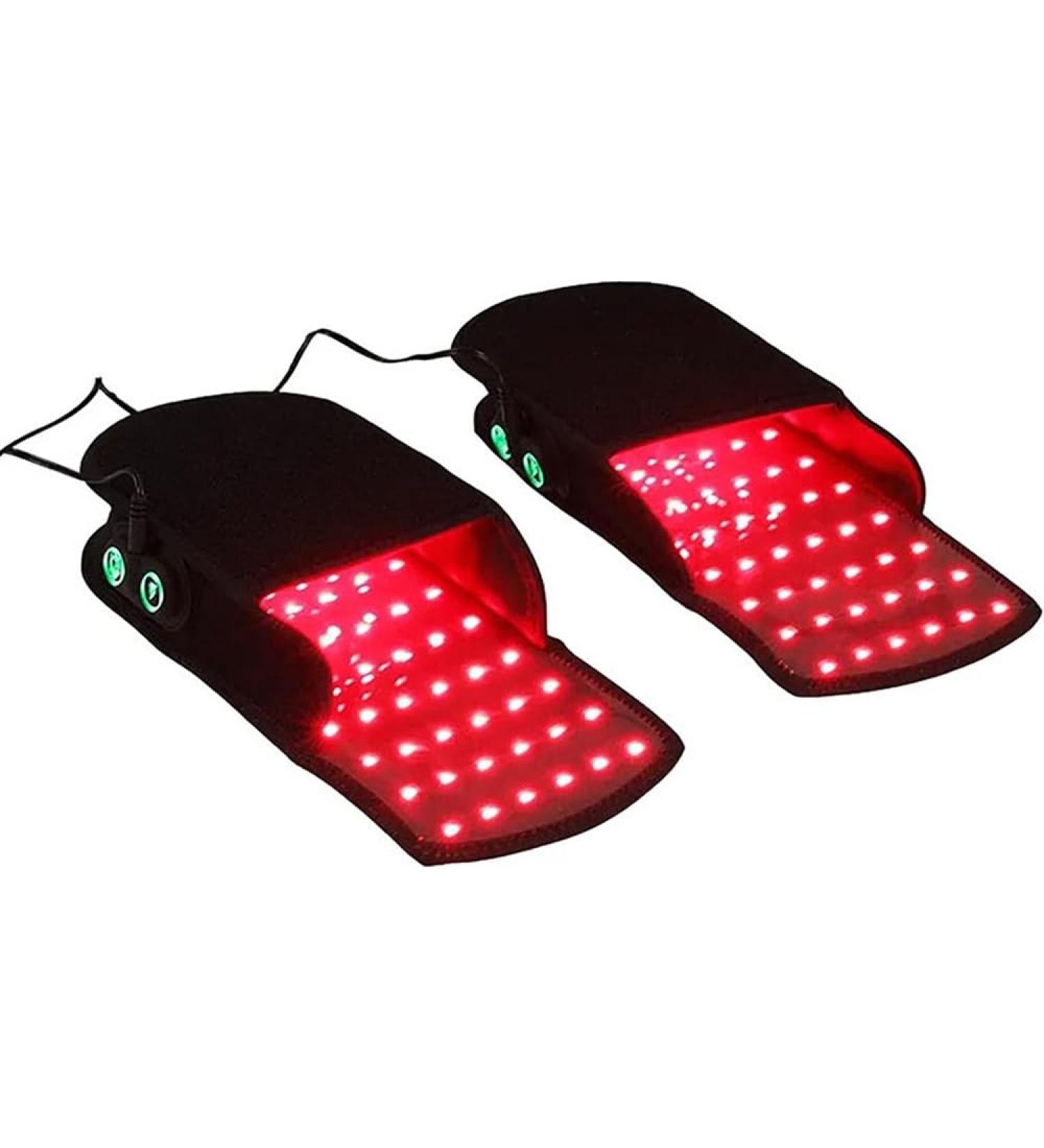 Feet LED Therapy Device with 90 Pcs 660nm+90 Pcs 850nm Wavelength Adjustable 3 Modes and 3 Levels of Time Deep Muscle Relaxation for Home Office - Buy Online on GoSupps.com