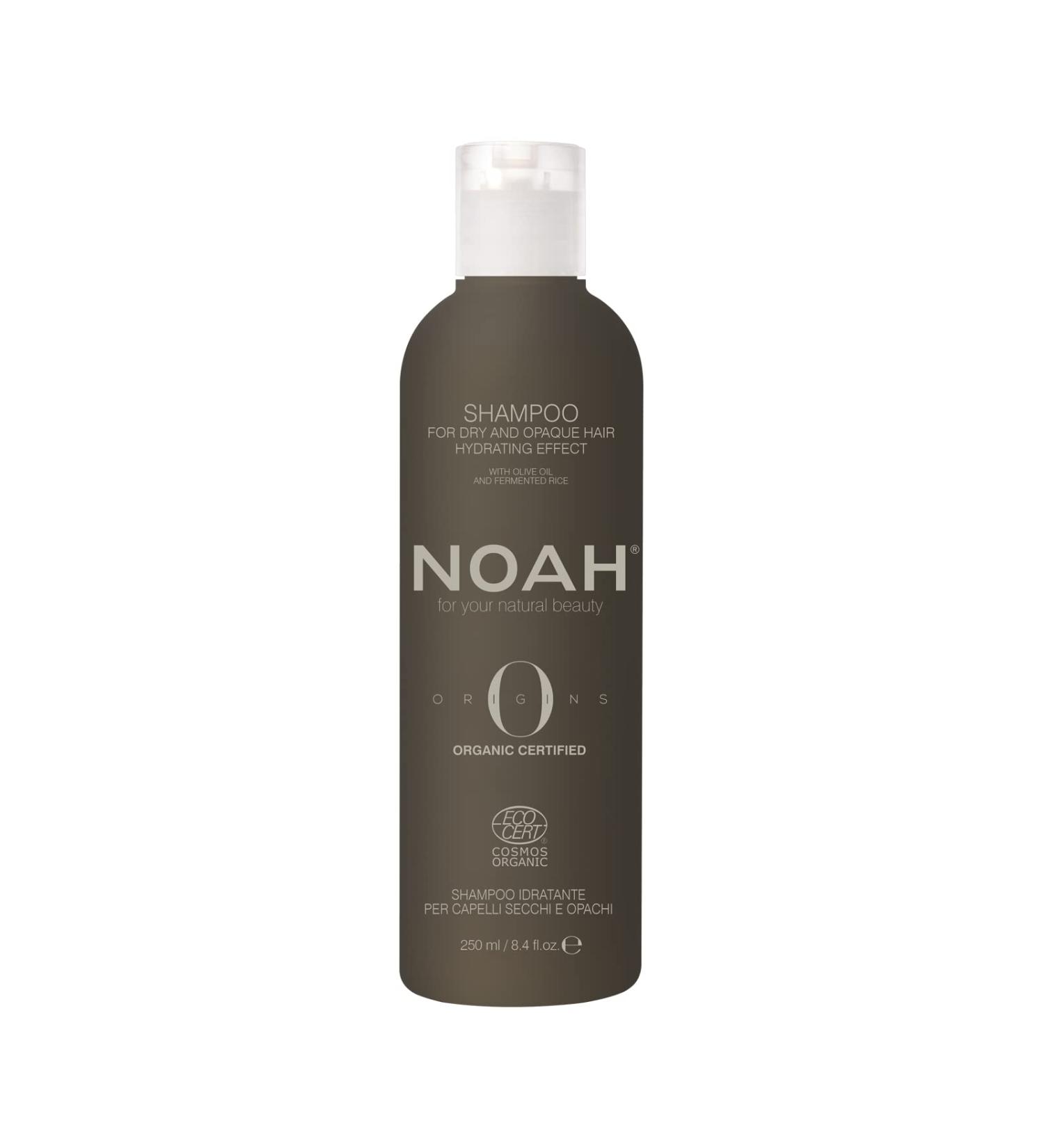  Noah NOAH Cosmos Organic Moisturizing Shampoo for Dry and Opaque Hair with Olive Oil and Fermented Rice 250ml - Buy Online on GoSupps.com