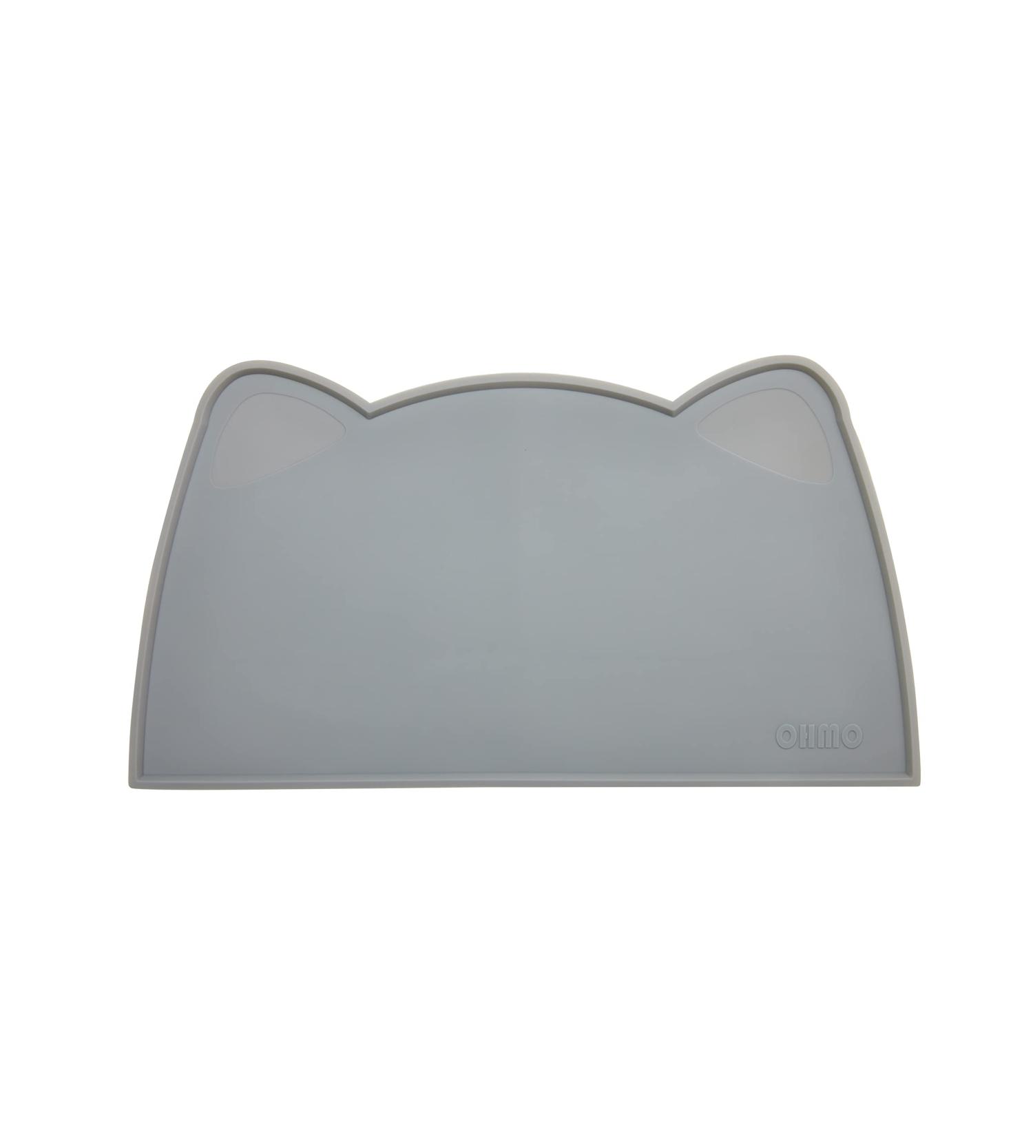 Ohmo Non-Slip Silicone Bowl Pad for Small Dogs & Cats - Waterproof Gray 52x30cm - Perfect Feeding Base - Buy Online on GoSupps.com