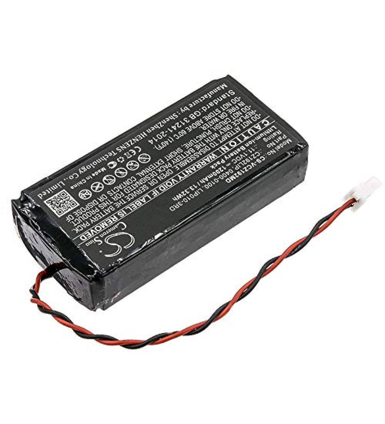 Buy Replacement Battery Compatible with Verathon 0400-0100 CZ192LIP KMBNK513475 | 1200mAh LIP010-3RD for Glidescope Portable GVL Laryng - Buy Online on GoSupps.com