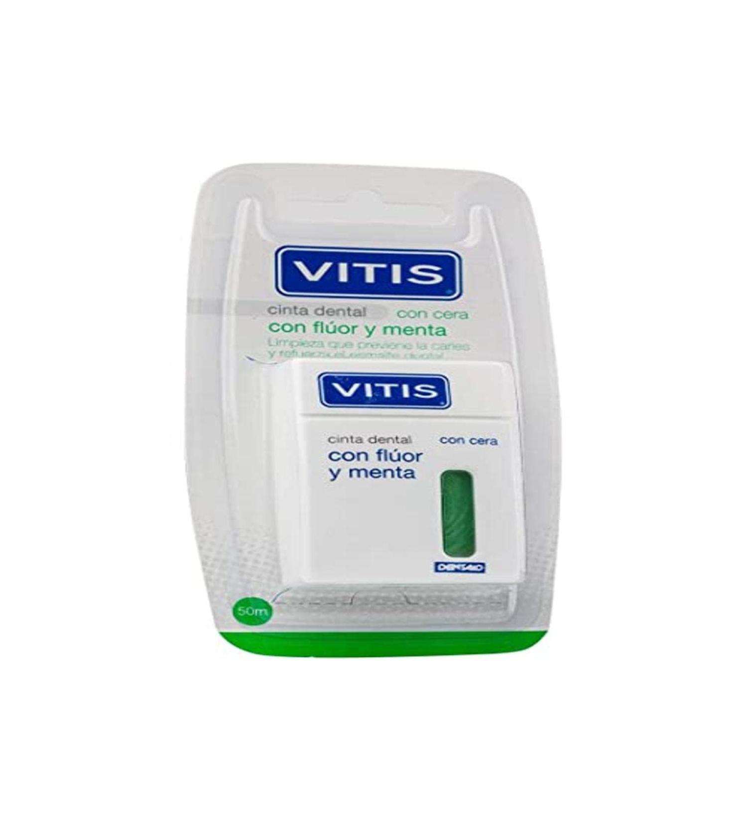 Vitis tooth tape fluorine mint green white