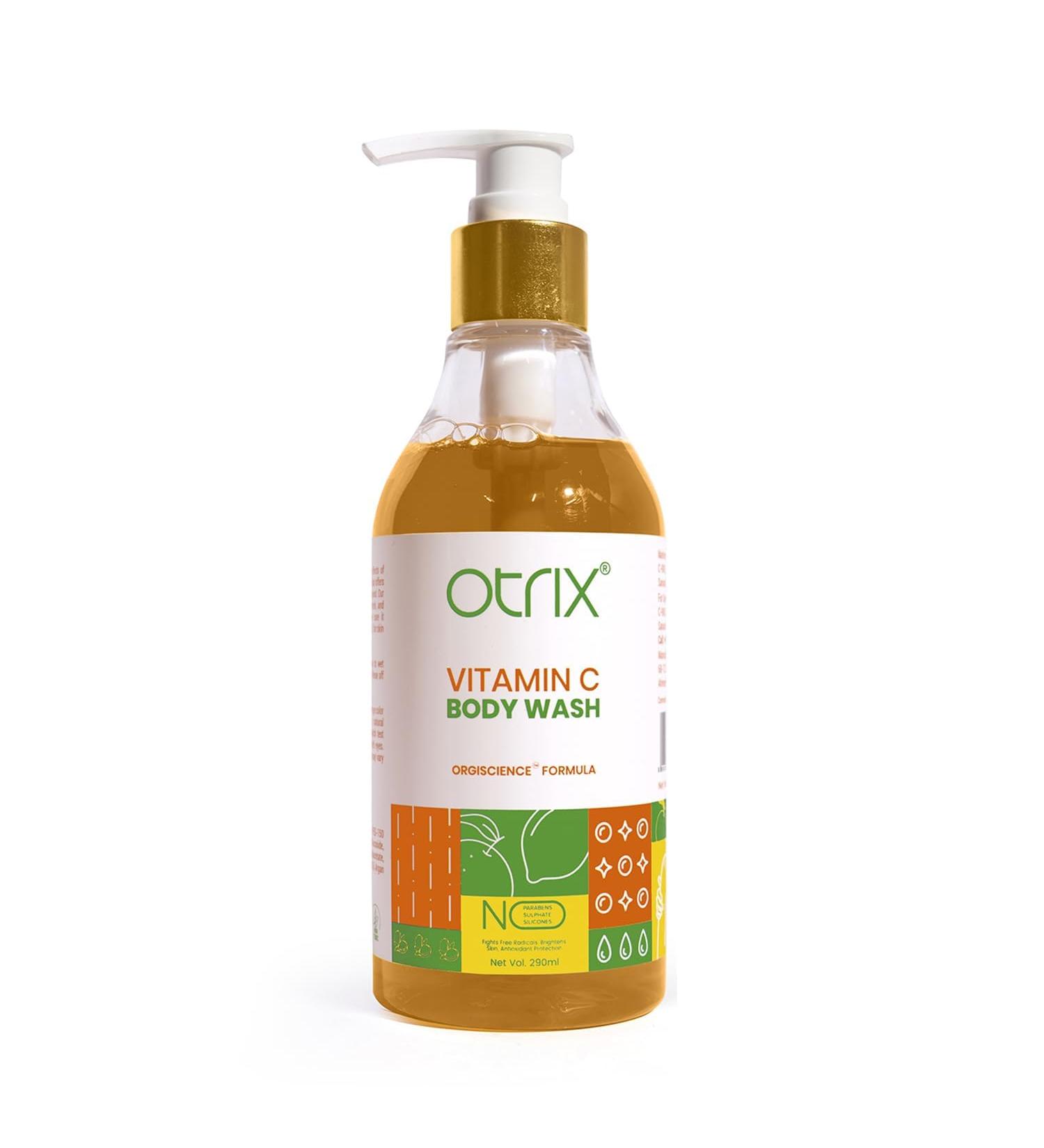 Vitamin C Body Wash - Antioxidant-Rich Hydrating Shower Gel for Radiant Skin - Unisex 290ml - Buy Online on GoSupps.com