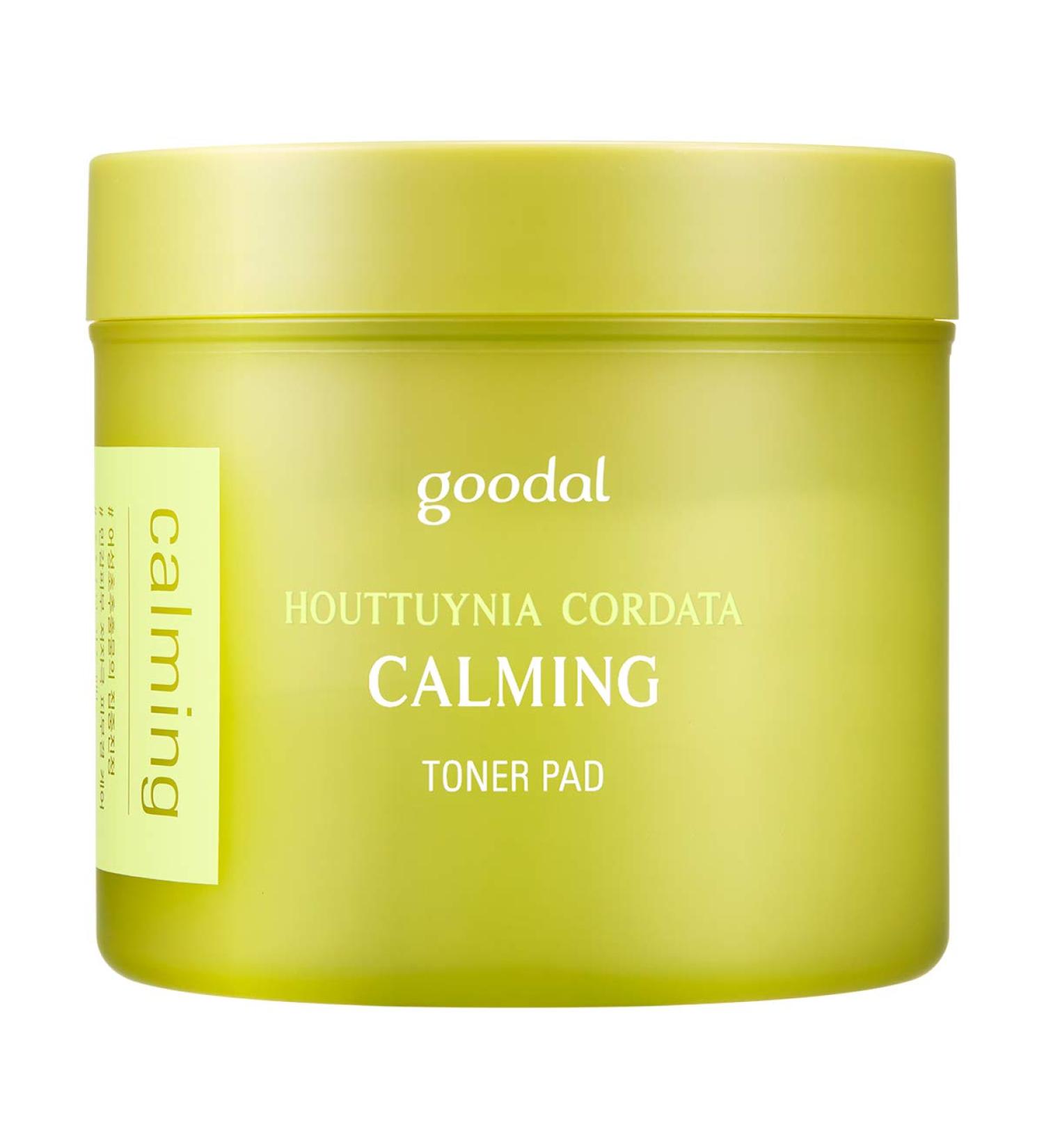 Goodal Heart Leaf Calming Toner Pad with Houttuynia Cordata for All Skin Types | Intense Calming Care, Deep Moisturizing, Instant Hydration - 70 Sheets - Buy Online on GoSupps.com