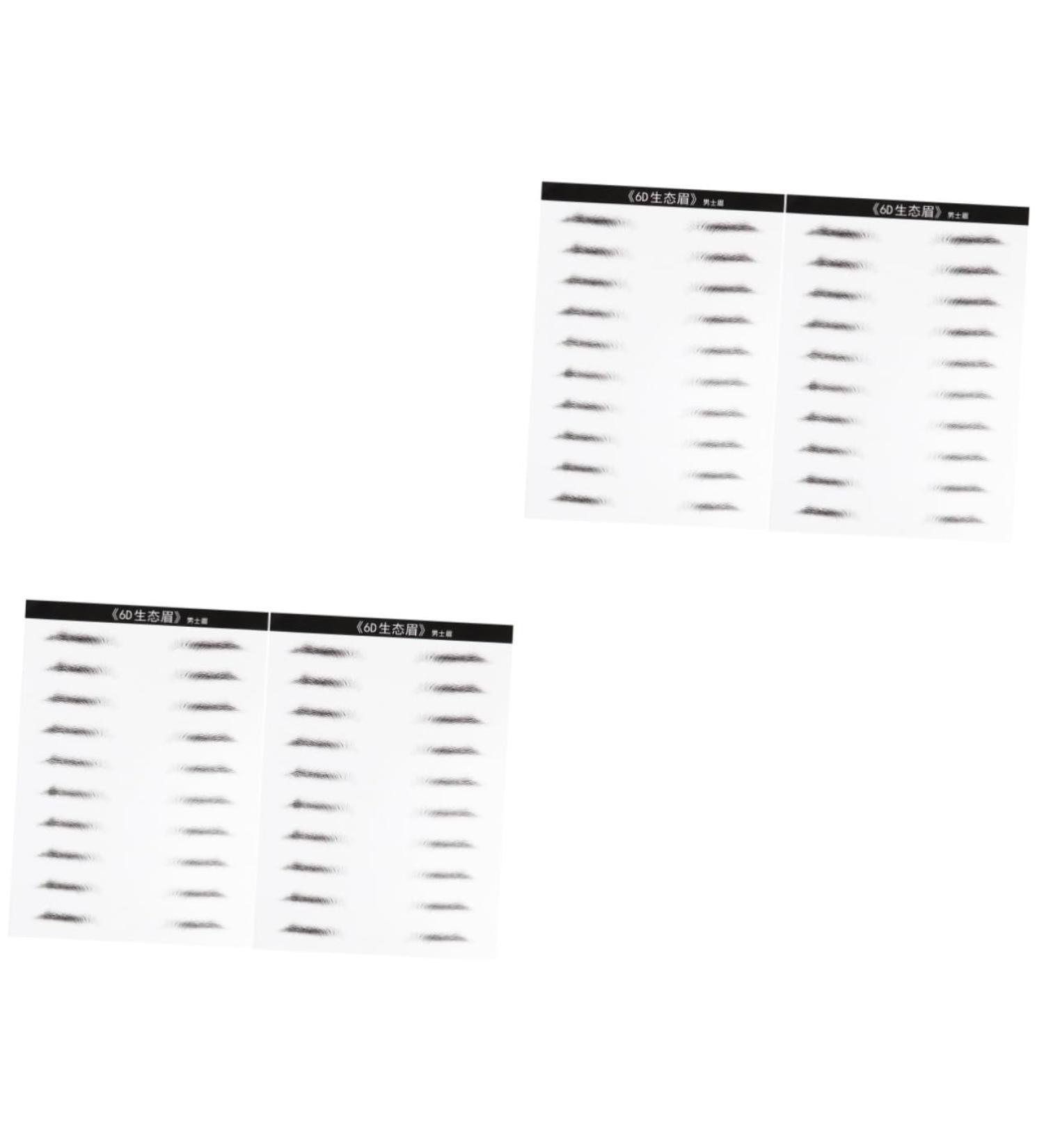 NOLITOY 4 Sheets Pairs Makeup Stickers Eyebrows Eyebrow Makeup Eyebrow Sticker Water Proof 3d Makeup Tools - Buy Online on GoSupps.com