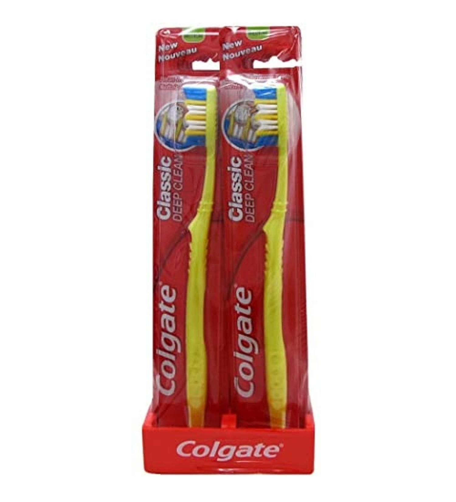 Colgate Toothbrush Classic Deep Clean Medium (12 Pieces)