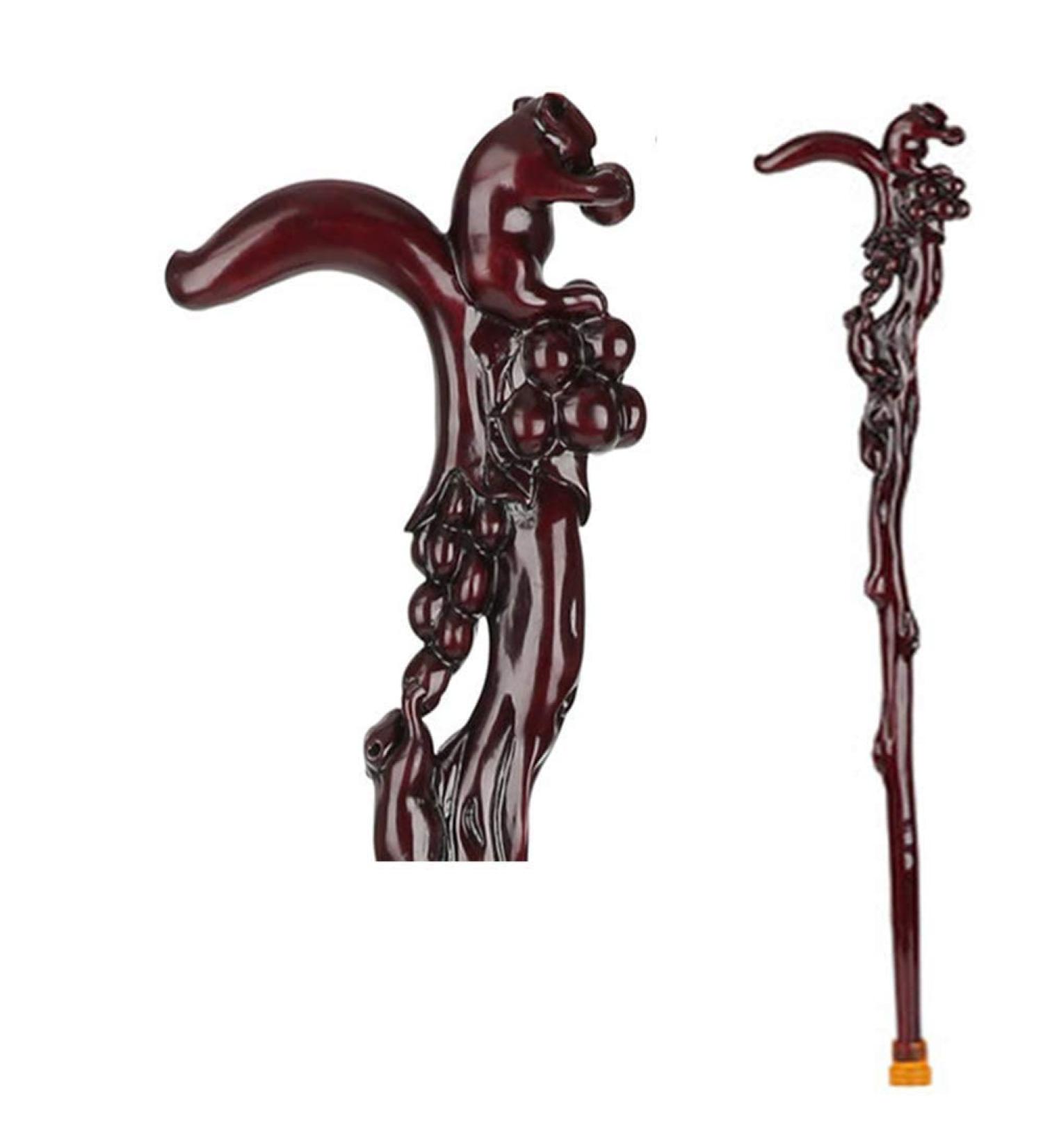 Walkers for seniors Trekking Poles Adult Crutches Silver Mouth Wood Materials Are Environmentally Friendly Healthy Beautifully Carved Generous Ergonomic Handles Comfortable To Hold rollator wal - Buy Online on GoSupps.com