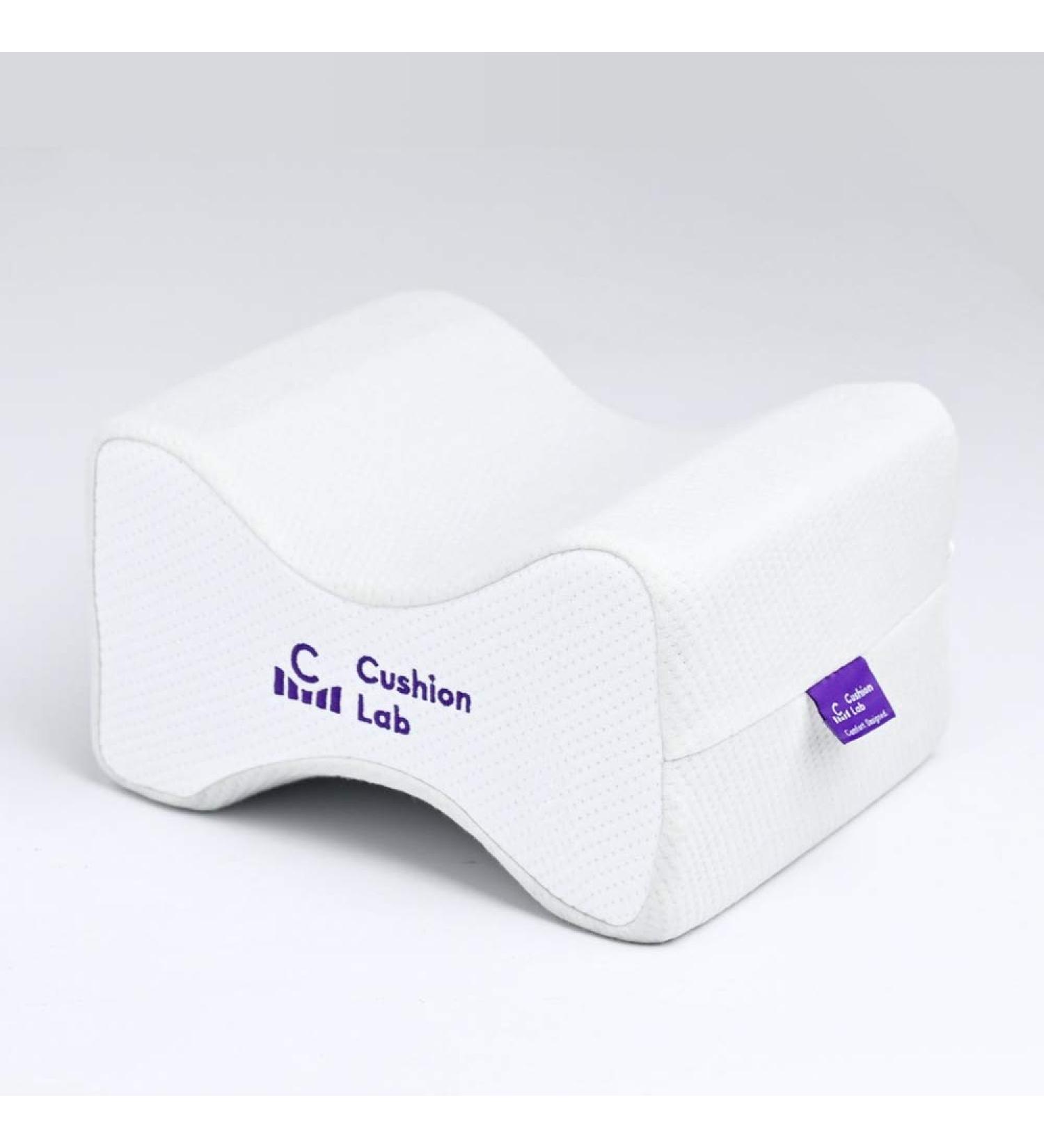 Orthopedic Knee Pillow for Side Sleepers - Pain Relief & Support - Memory Foam Contour Wedge - Large Size - Buy Online on GoSupps.com