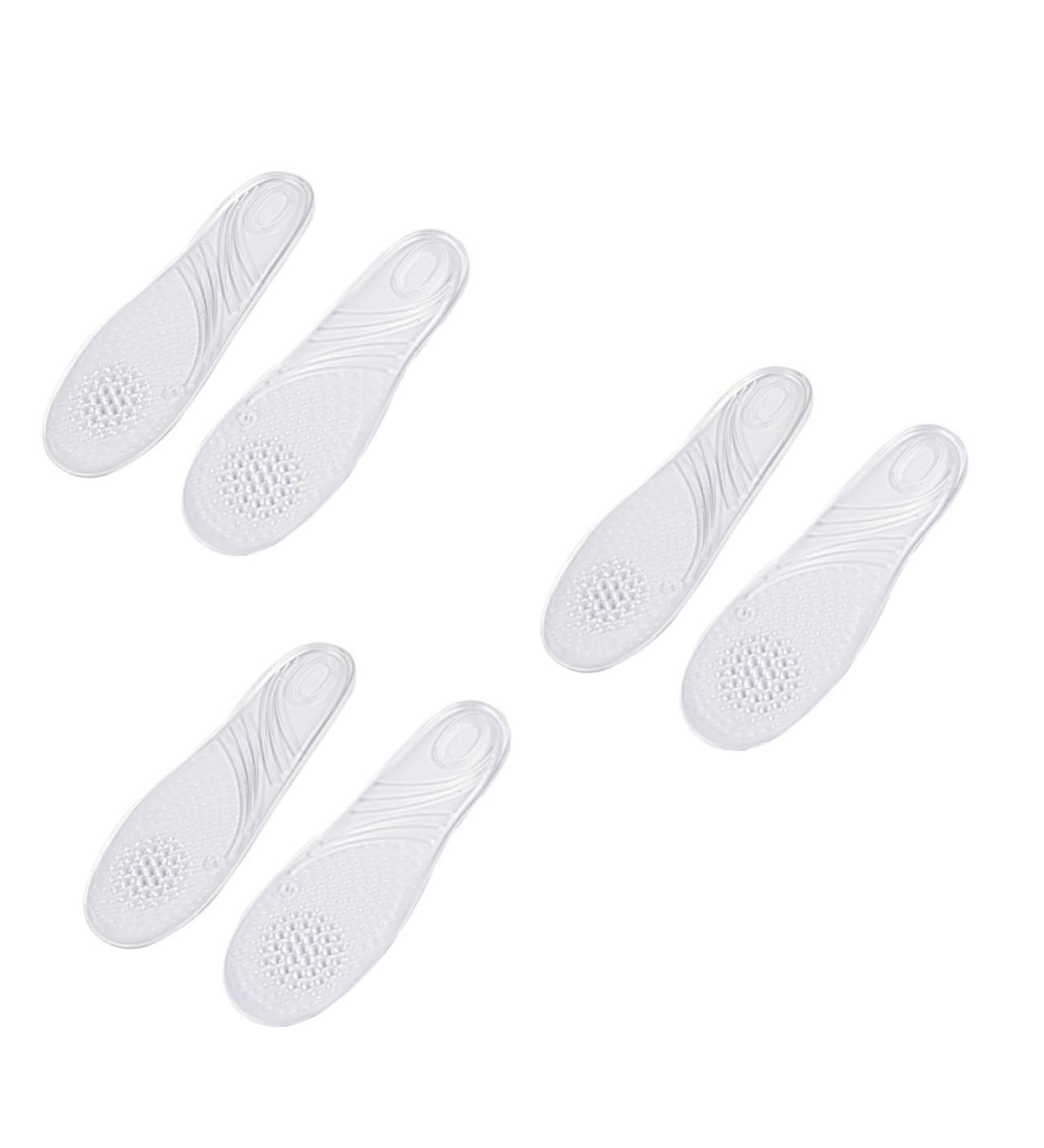 NOLITOY Invisible Shoe Cushions - Anti-Slip Gel Insoles for Women - Lightweight Transparent Foot Massage Pads (3 Pairs - Buy Online on GoSupps.com