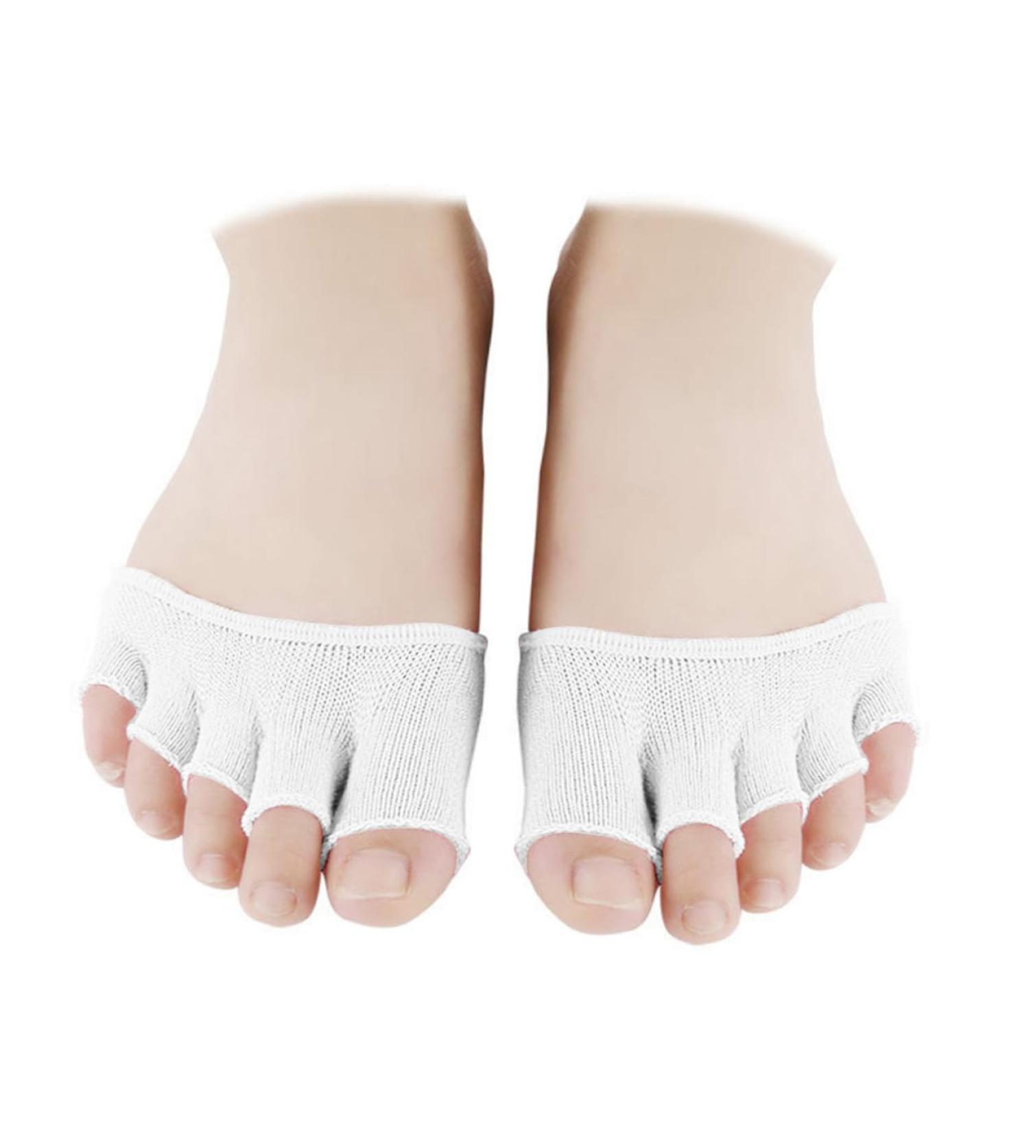 Fomiyes Women's Cotton No-Show Socks - 4 Pairs Invisible Liner & Chunky Heel Half Socks for Pumps & Sports Shoes - Buy Online on GoSupps.com