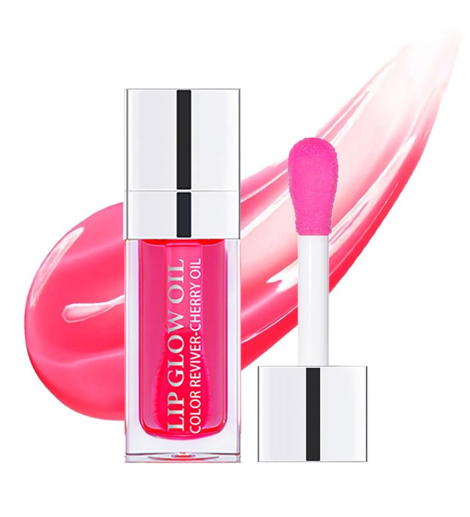 ZARICS Plumping Cherry Lip Oil - Hydrating Gloss Balm, Long Lasting Nourishing Glow Oil - Buy Online on GoSupps.com