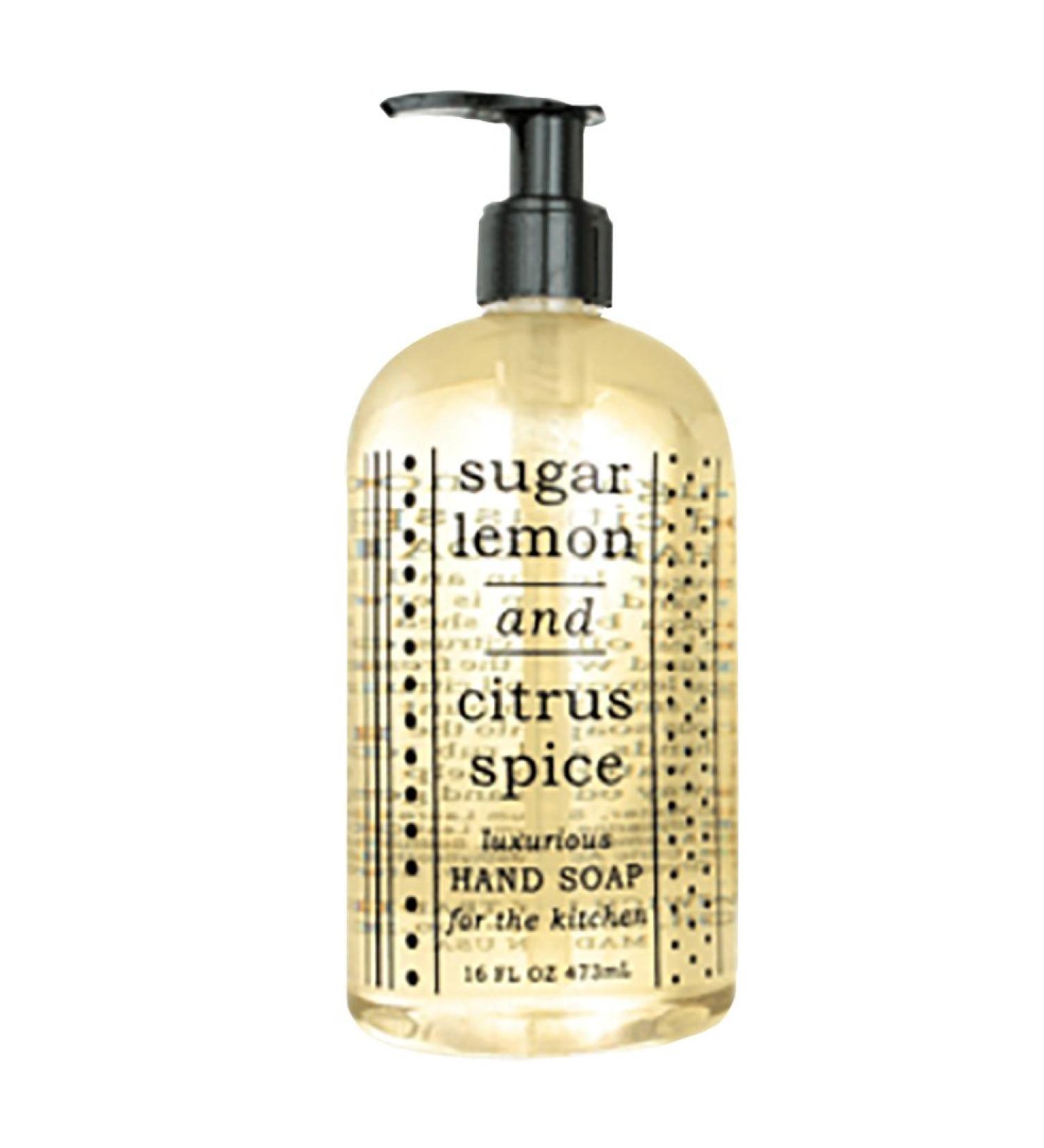 Greenwich Bay Trading Co. Luxurious Hand Soap For The Kitchen  16 Ounce (Sugar Lemon & Citrus Spice)