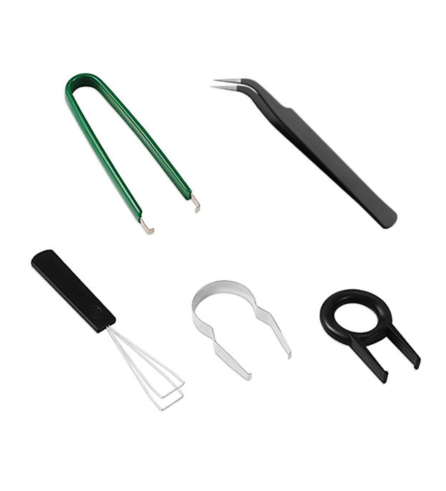Bydezcon 5 in 1 Computer Mechanical Keyboard Cleaning Tool Set with Keycap Puller Switches Extractor and Anti-Static Tweezers Keycap Puller Switches Cleaning Tool Laptop Accessory Computer Accessory - Buy Online on GoSupps.com