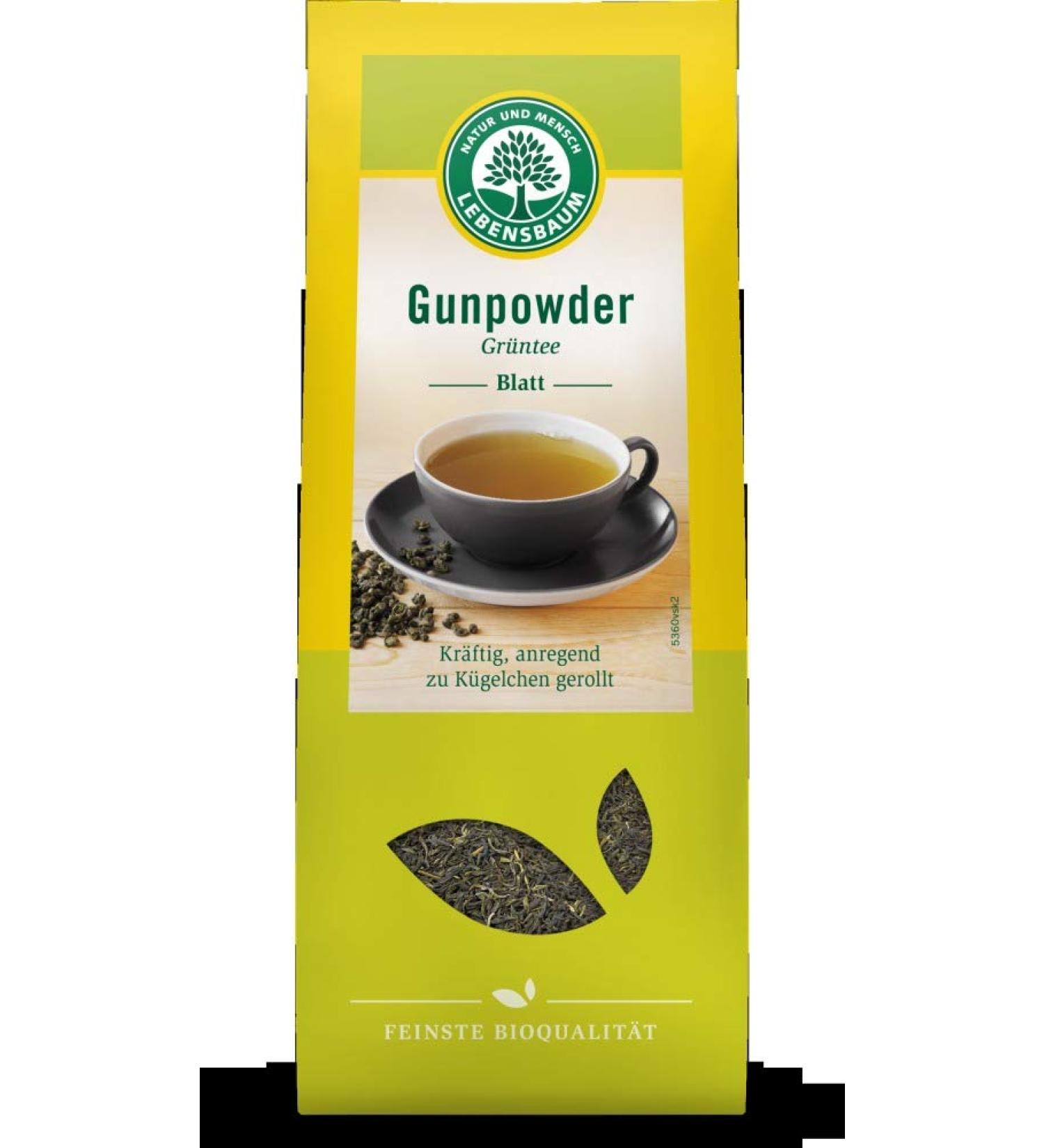 Lebensbaum Lebensbaum Th vert en vrac Feuille de Gunpowder 100 g
