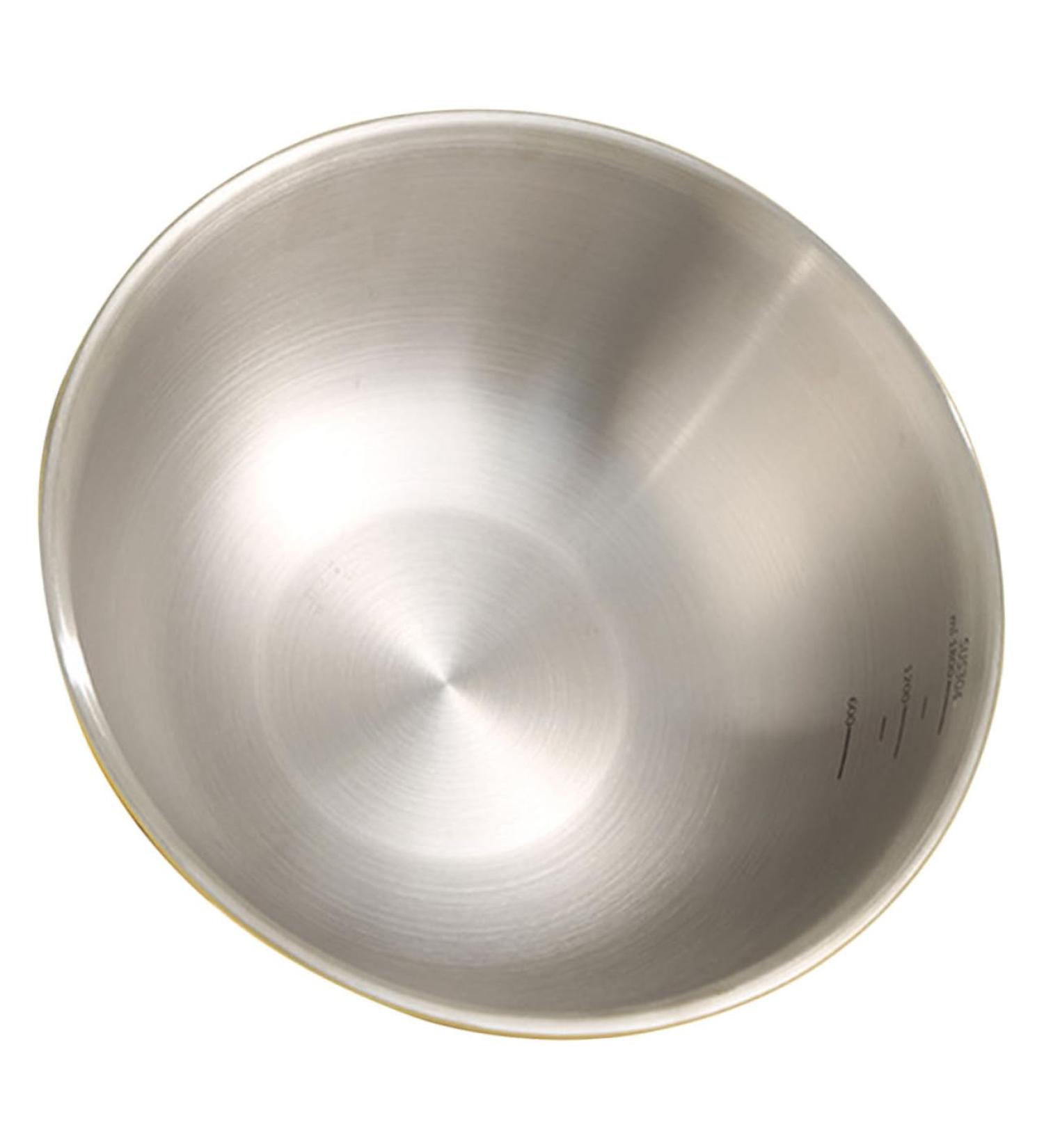 ABOOFAN Egg with Scale Stainless Mixing Bowls Containers with Lids Serving Dishes for Entertaining Steel Dip Bowls Kitchen Storage Bowl Fruit Storage Basin Stainless Steel 19X19CM As Shown - Buy Online on GoSupps.com