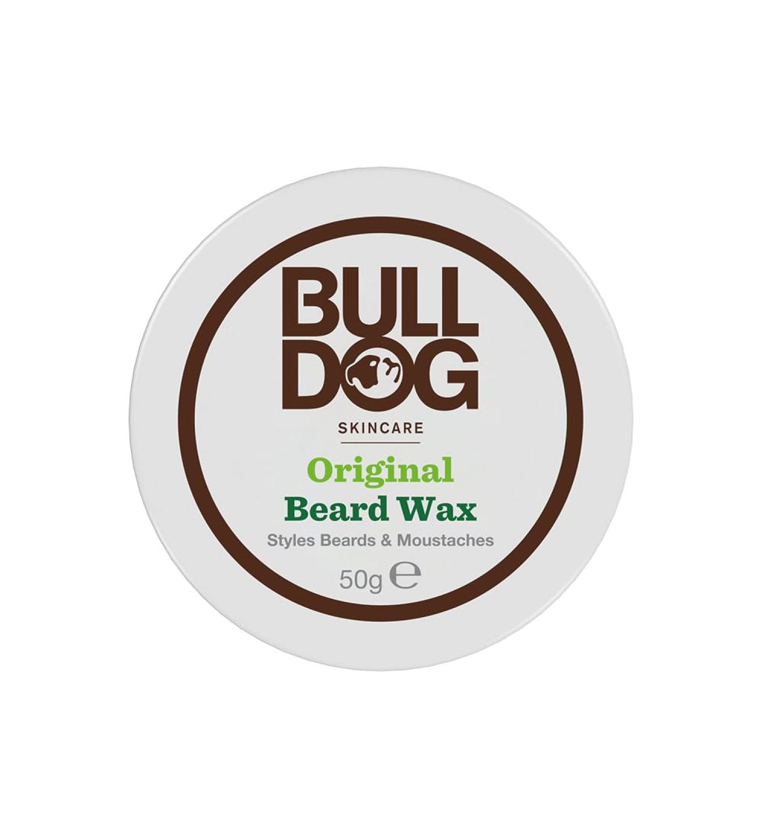 BULLDOG Original Beard Wax - 50g | Long-Lasting Hold for Beard and Moustache - Buy Online on GoSupps.com