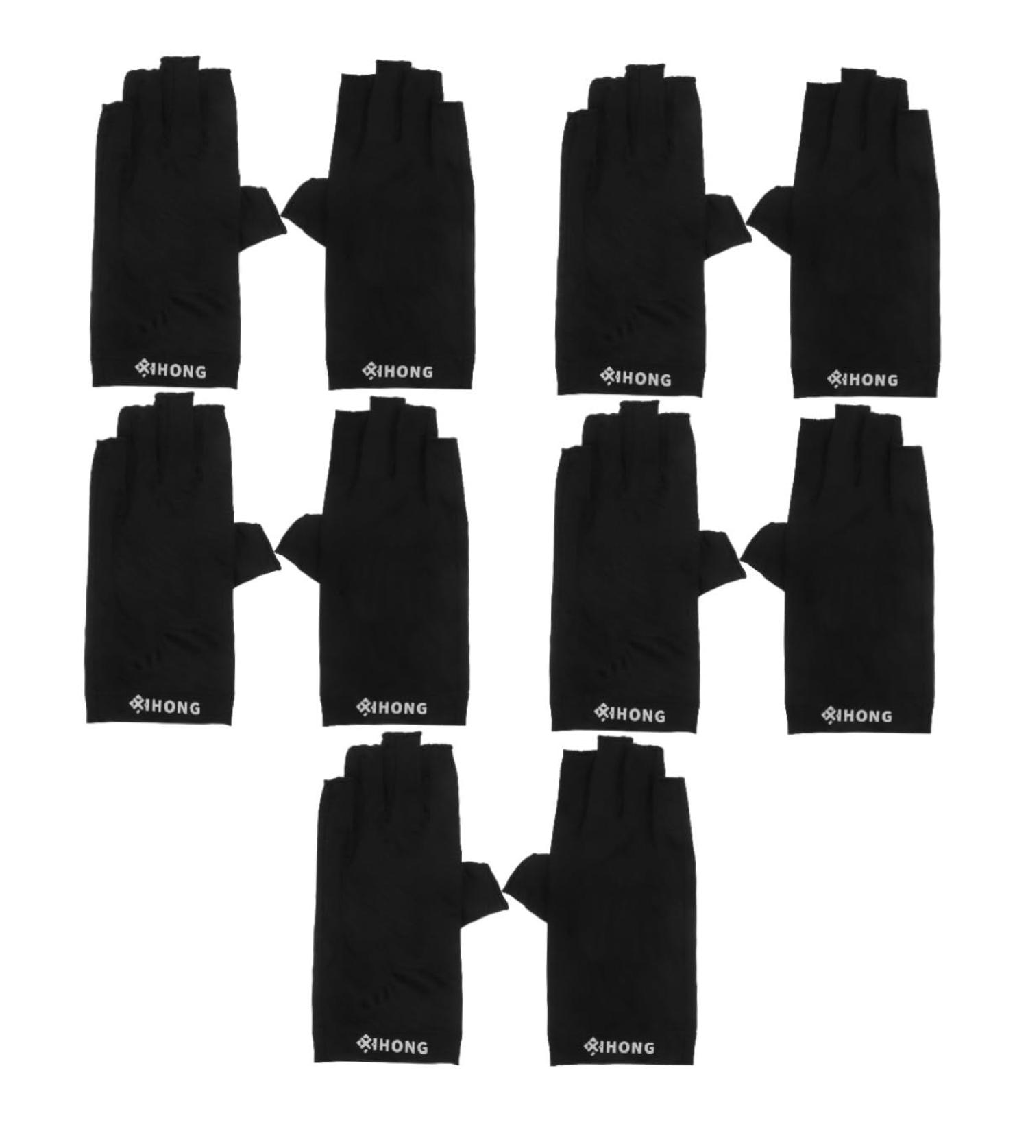 Healeved 5 Pairs Uv Gloves Summer Sunblock Gloves Uv Protection Gloves Women Sun Gloves Outdoor Hiking Gloves Nail Molding Gel Summer Beach Gloves Women's Nail Polish Fabric Fingerless - Buy Online on GoSupps.com