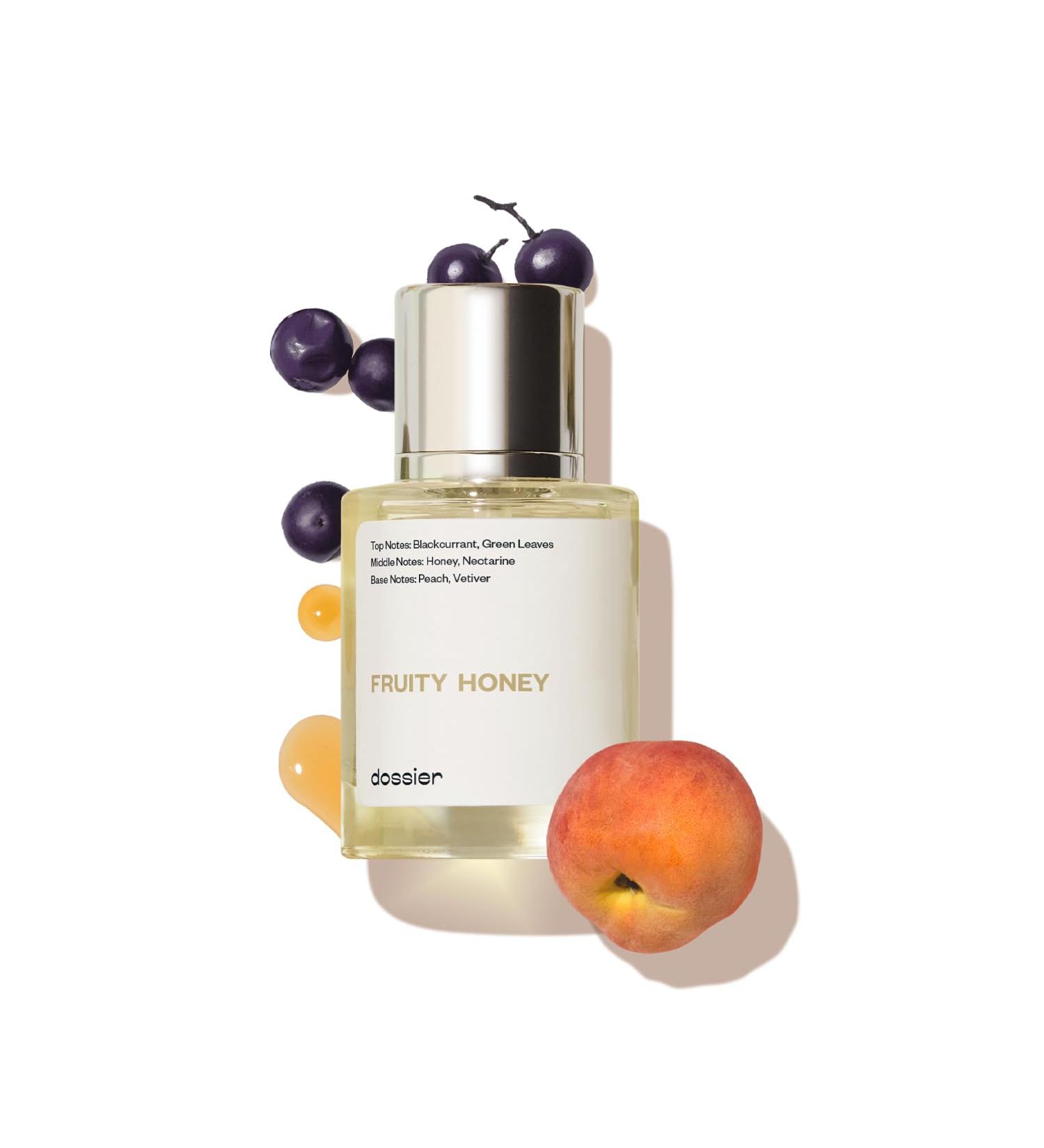 Dossier - Fruity Honey - Eau de Parfum - Inspired by J.Malone's Nectarine Blossom & Honey - Perfume Luxury - Pure Infused - Paraben-Free - Vegan - For Women Men Unisex - Fragrance 1.7 oz (Spray 50ml) - Buy Online on GoSupps.com