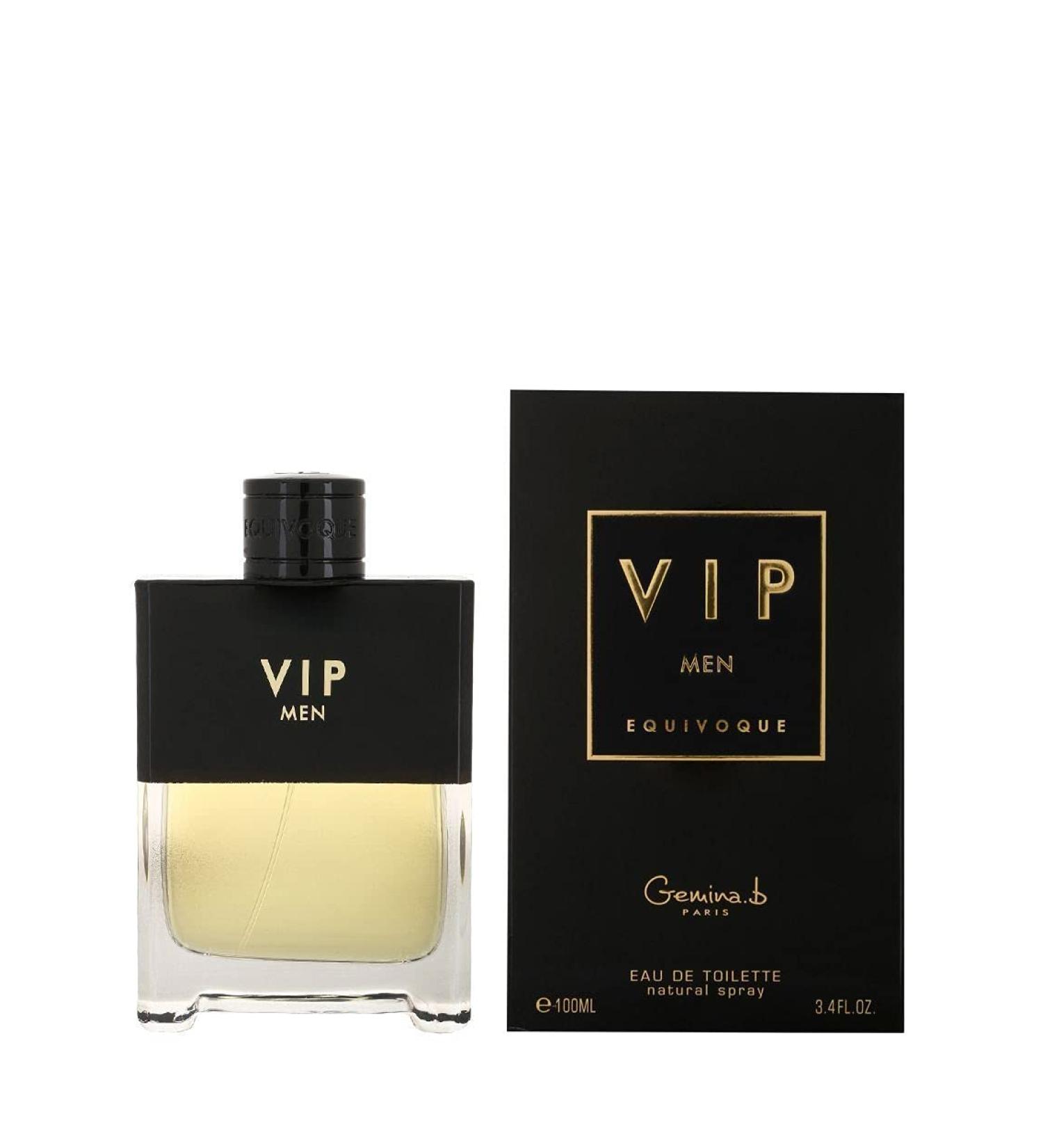 VIP MEN EQUIVOQUE BY GEMINA B GEPARLYS COLOGNE FOR MEN 3.4 OZ / 100 ML EAU DE TOILETTE SPRAY