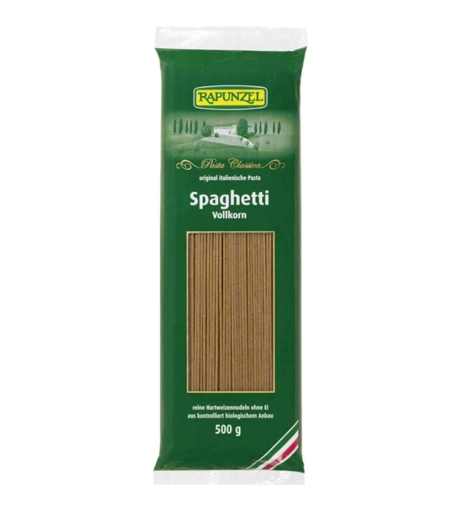 Rapunzel Naturkost Rapunzel Spaghetti Solid Grain 0.5kg (Pack of 12)