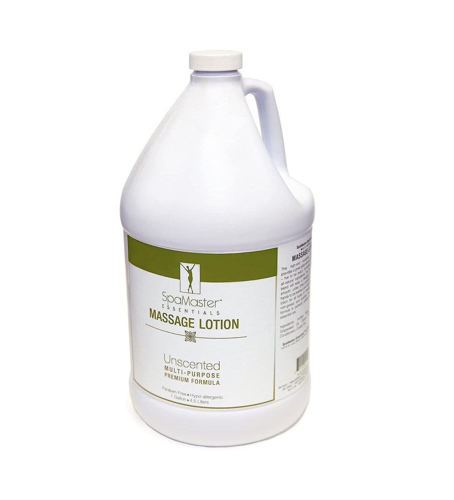 Master Massage Organic Unscented Vitamin-Rich Water-Soluble Massage Lotion - 1 Gallon | International Shipping Available - Buy Online on GoSupps.com
