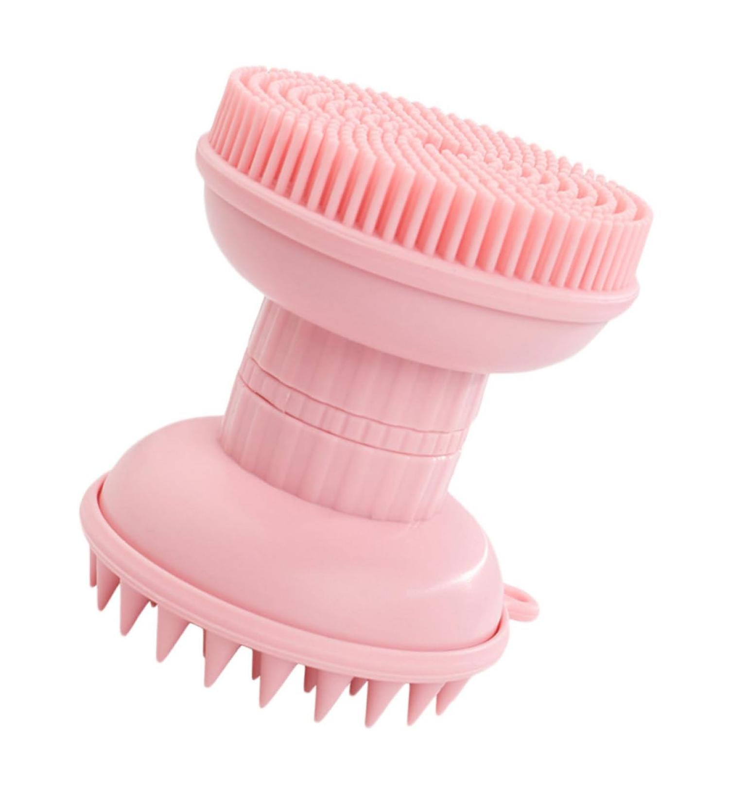 Angoily 1pc Three-in-one Bath Scalp Silica Gel Pink Washbasin - Buy Online on GoSupps.com