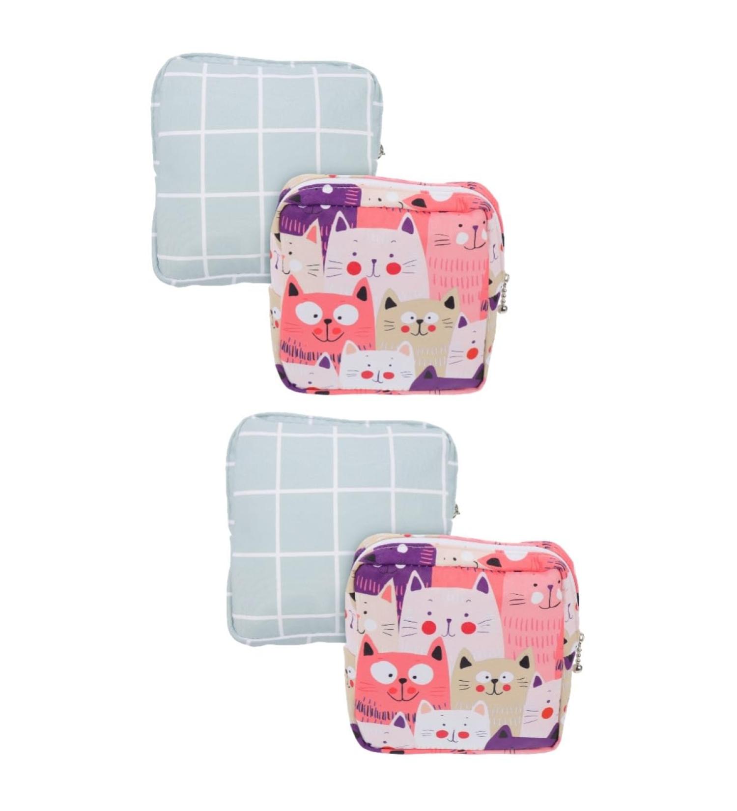 Buy Lurrose 4-Piece Cotton Storage Bags for Women's Bandages Breastfeeding Inserts & Menstrual Products Multi-Functional & Durable - Buy Online on GoSupps.com