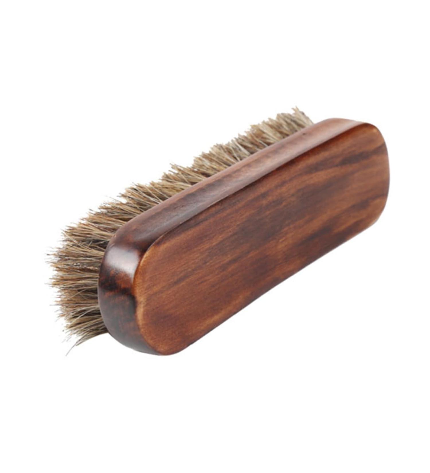 TENDYCOCO Shoes Brush | Lint Remover & Horsehair Brush for Furniture Leather & Clothes - International Shipping Available - Buy Online on GoSupps.com