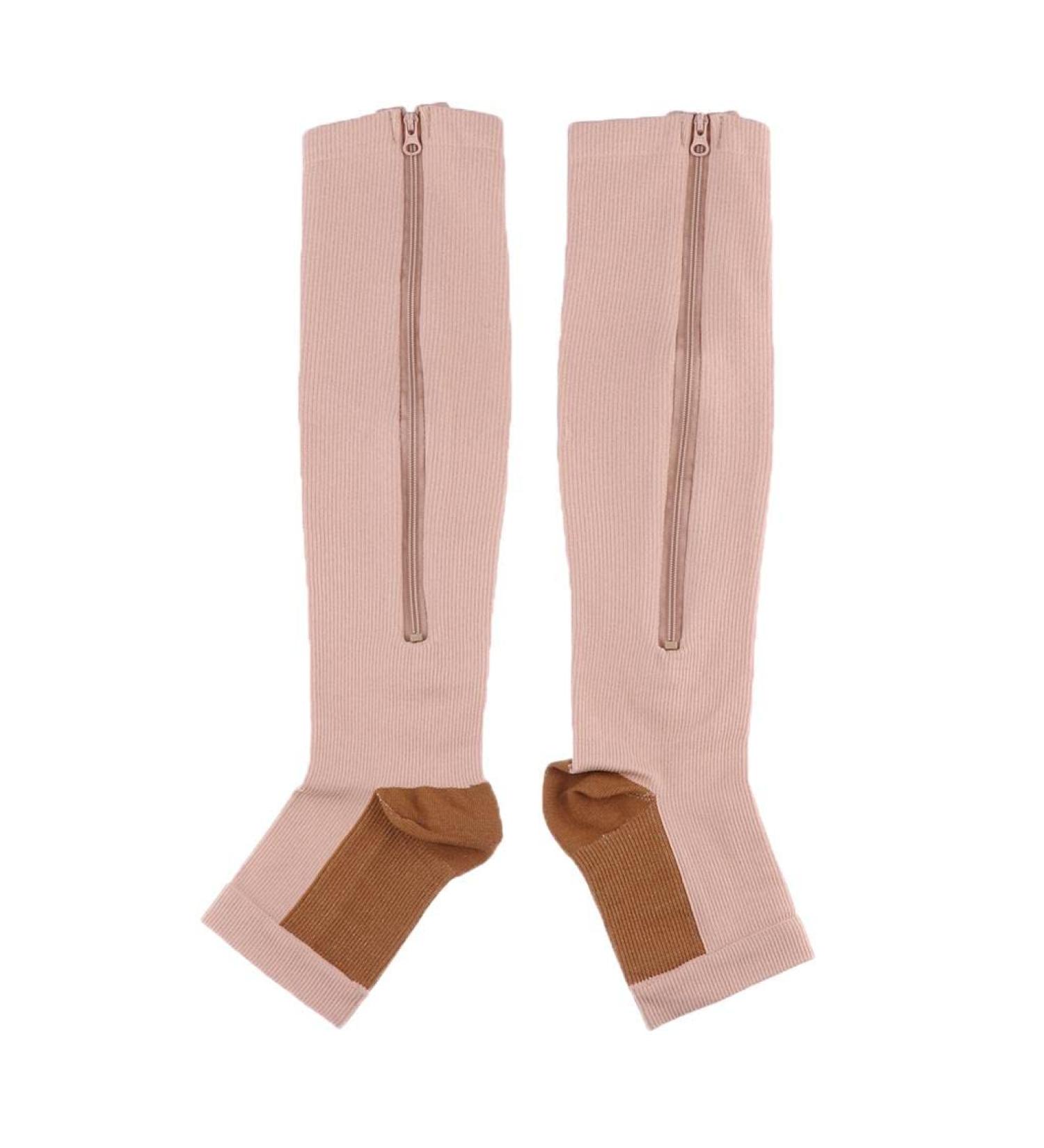 Sharplace Compression Socks with Zipper - Unisex XXL Sports Stockings for Endurance & Improved Blood Circulation - Buy Online on GoSupps.com