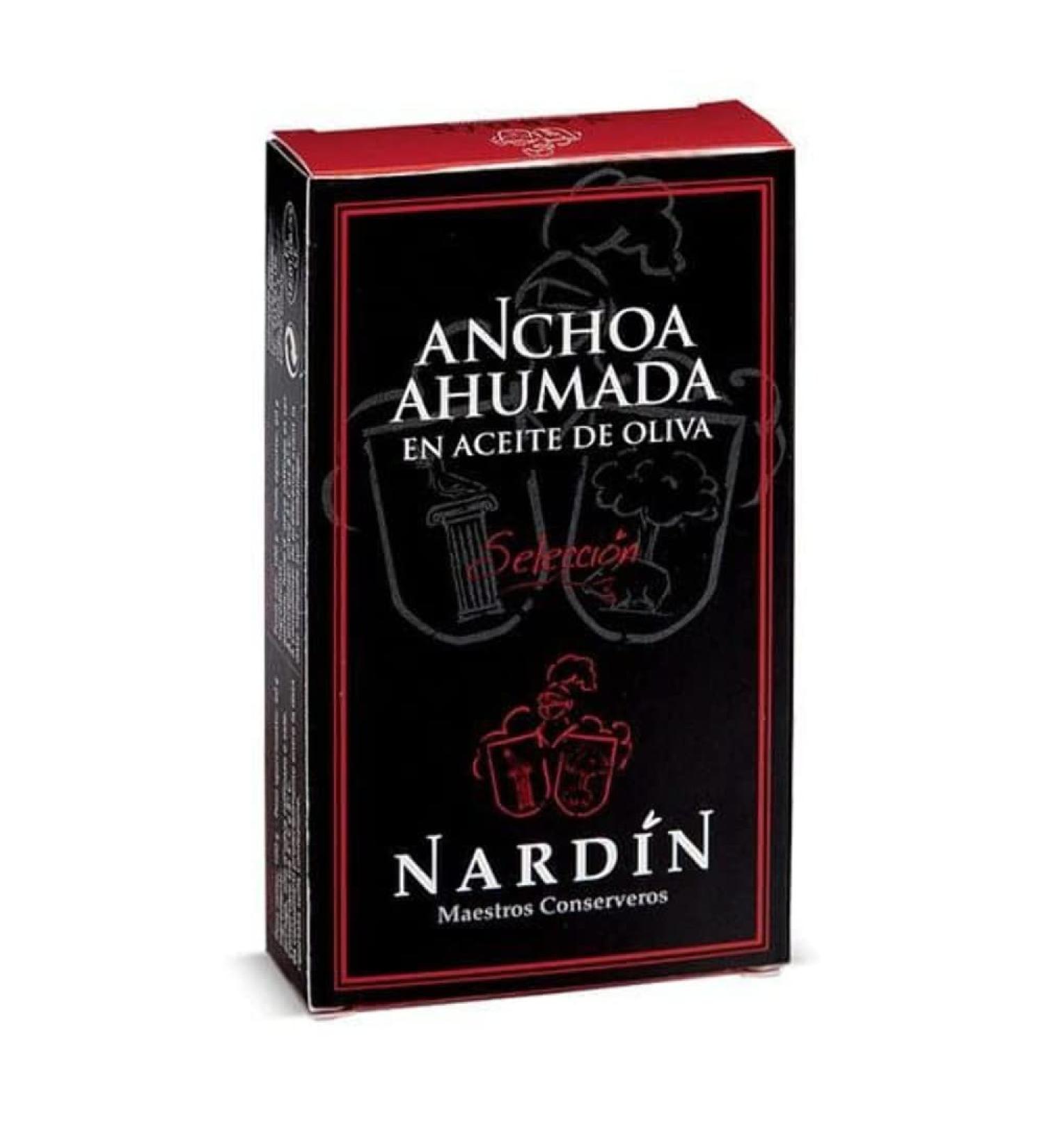 Nardin Smoked Anchovies in Olive Oil 100g - Pack of 3 units
