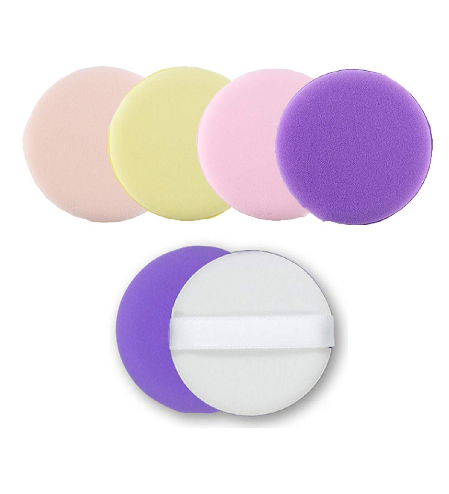 Zliger 12-Piece Air Cushion Powder Puff Set | Ultra Soft Cotton Makeup Applicators | Dual-Use Wet & Dry Makeup Remover Tool for Liquid Foundation - Buy Online on GoSupps.com