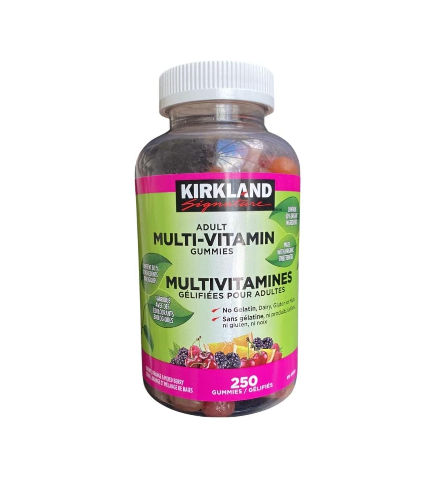 Kirkland Signature Adult Multi-Vitamin Gummies 250ct - Essential Daily Nutrition - Buy Online on GoSupps.com