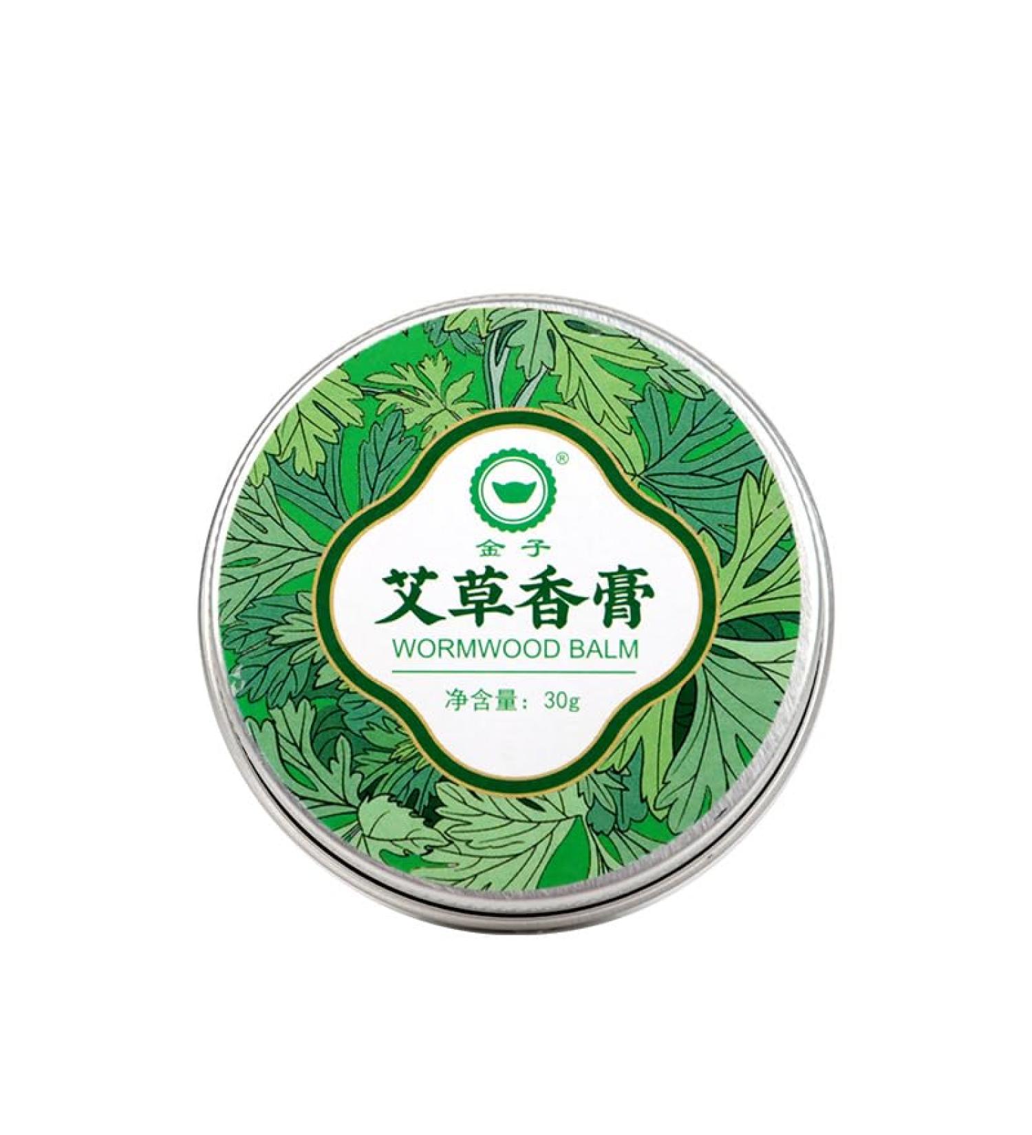5pcs HELLOYOUNG Chinese Moxa Moxibustion Cream - Natural Relief Balm with Tsao Mugwort | International Shipping - Buy Online on GoSupps.com