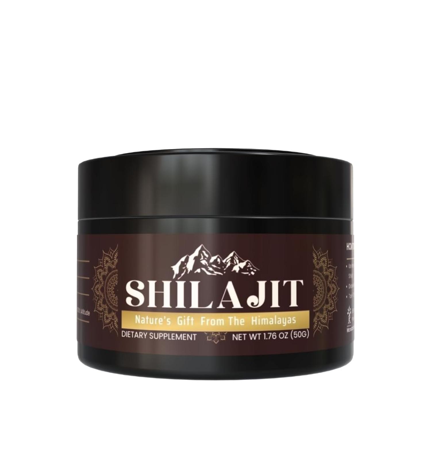 AZ BIOTECH Pure 100% Himalayan Shilajit Soft Resin Organic Extremely Potent Fulvic Acid (1.76 oz.) - Buy Online on GoSupps.com