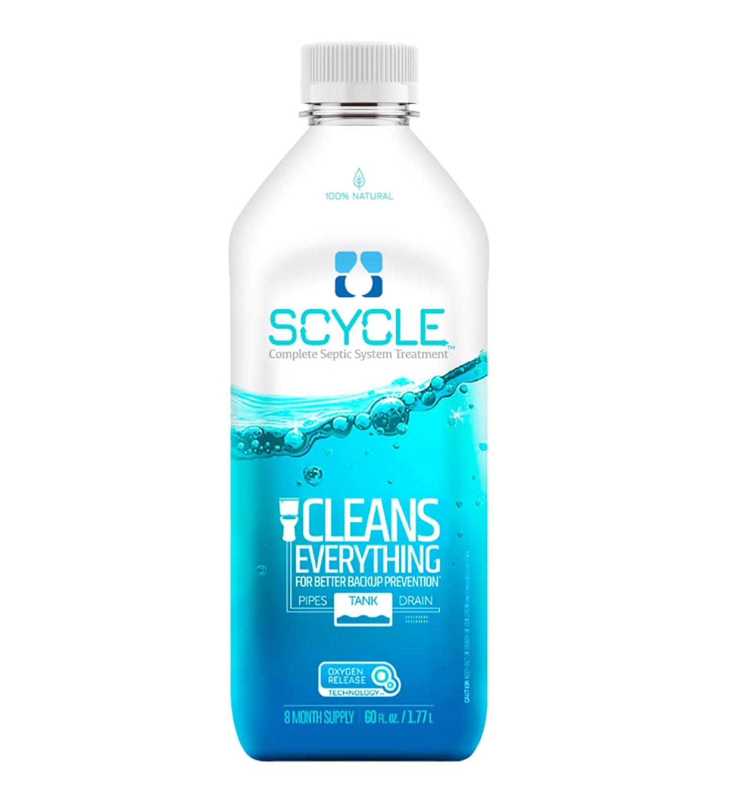Septic Tank Treatment - 8 Month Supply (60 oz) for Monthly Maintenance & Backup Prevention - Unclog Waste Pipes & Drain Fields - Buy Online on GoSupps.com