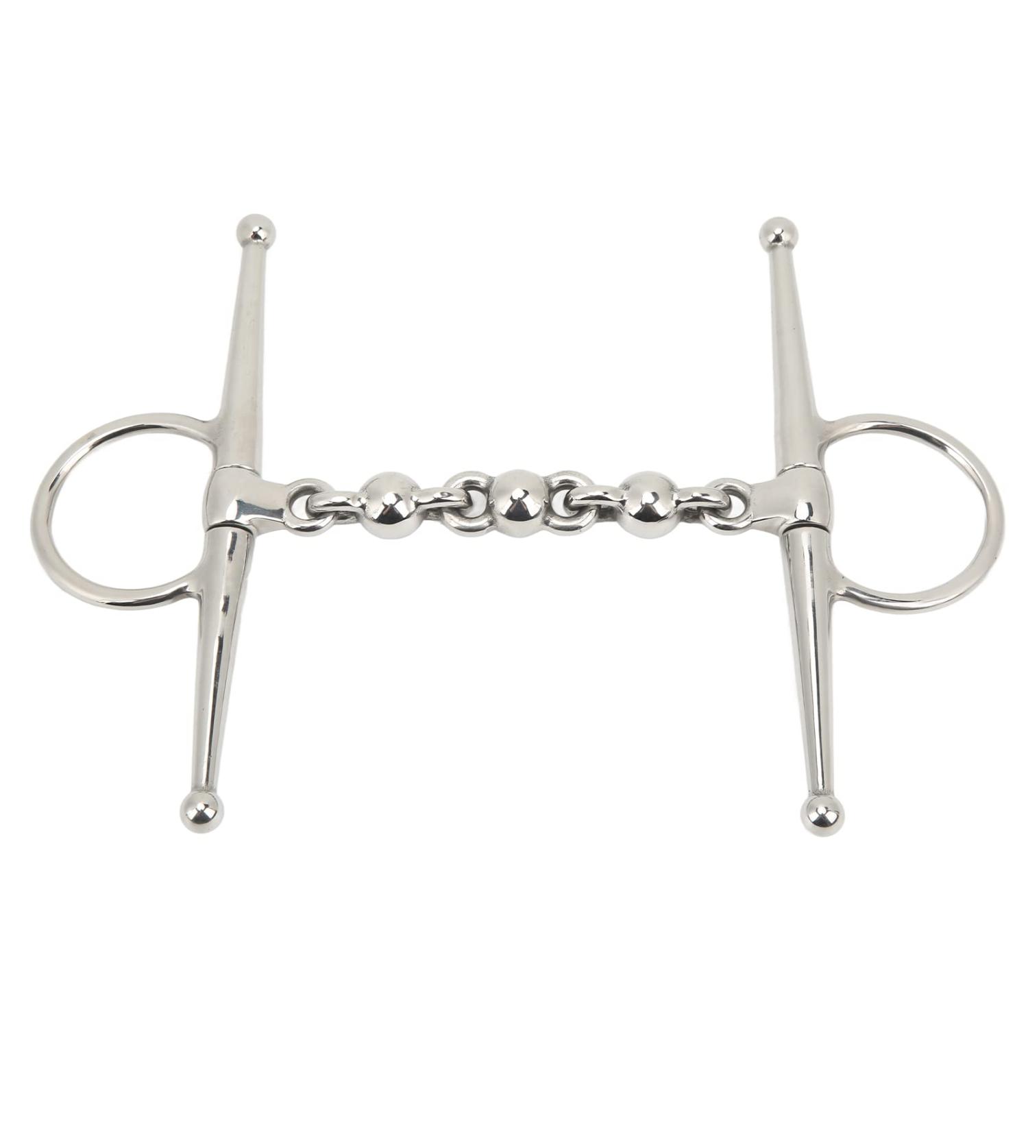 Fdit 135mm Stainless Steel Horse Bit | Full Cheek Riding Bit for Western Bridles | Durable & Comfortable Equestrian Gear - Buy Online on GoSupps.com