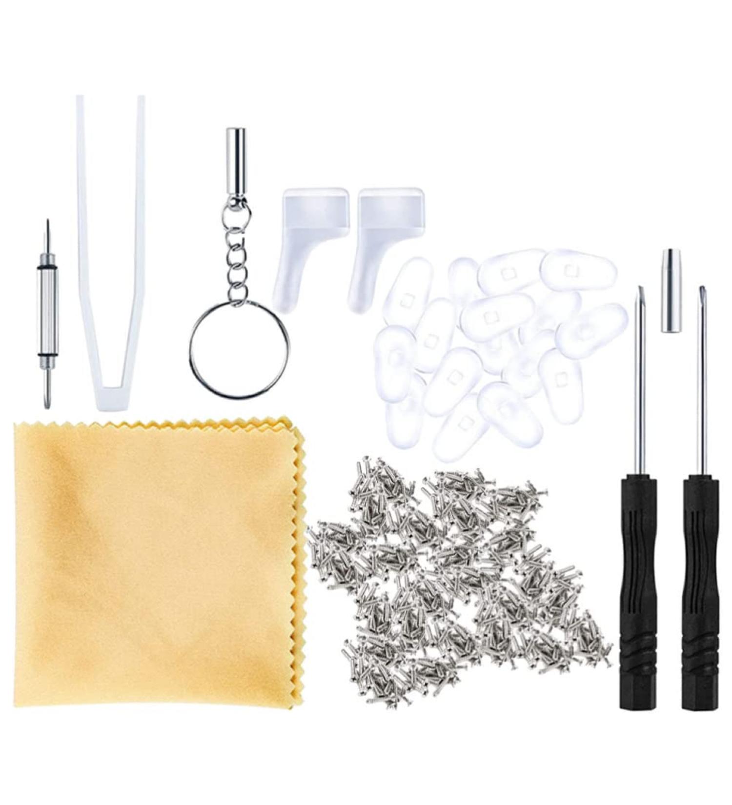 Coheali Glasses Repair Set Kit - Complete Tools for Glasses Repair with Stainless Steel Nose Screws | Fast International Shipping - Buy Online on GoSupps.com