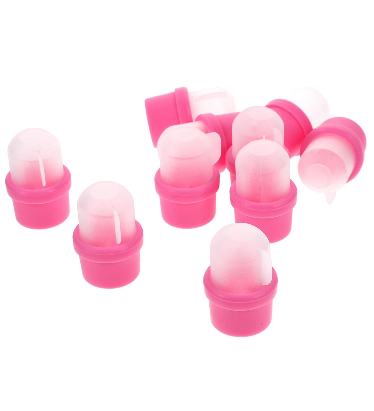 Didiseaon Lot De 20 Couvre-ongles Dissolvant Vernis Ongles R utilisables Taille Moyenne Couleur Rose Pour Manucure Professionnelle Et Diy Soins Des Ongles - Buy Online on GoSupps.com