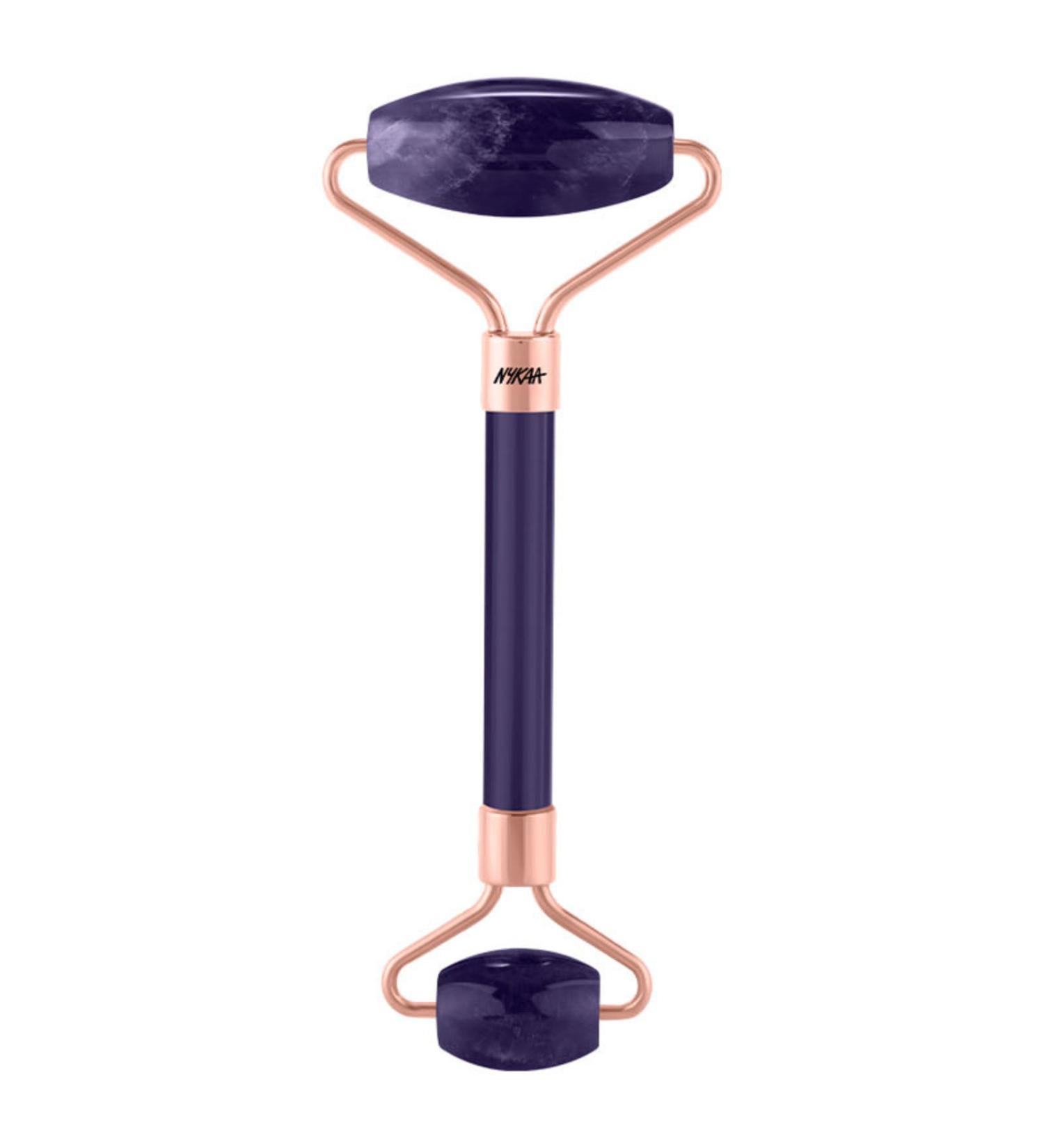 Nykaa Naturals Amethyst Face Roller - Diminish Fine Lines & Wrinkles | Natural Skin Calming Crystals | Tone & Sculpt Skin - 1 pc - Buy Online on GoSupps.com
