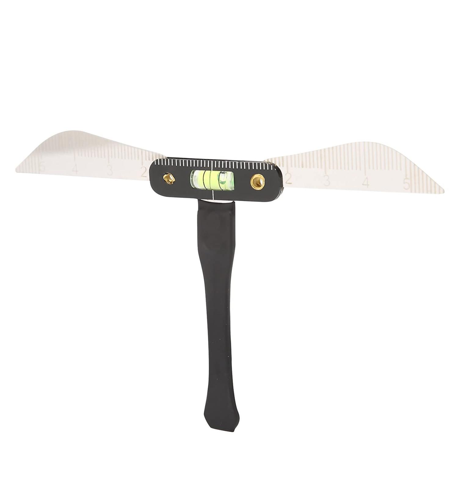Eyebrow Ruler Caliper Stainless Steel Semi Permanent Makeup Template - Buy Online on GoSupps.com