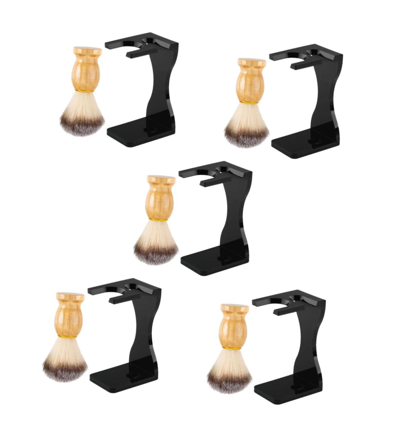 Beavorty 5-Piece Men's Manscaping Razor Set | Premium Shaving Brushes & Accessories | Ideal Grooming Kit for Men - Buy Online on GoSupps.com