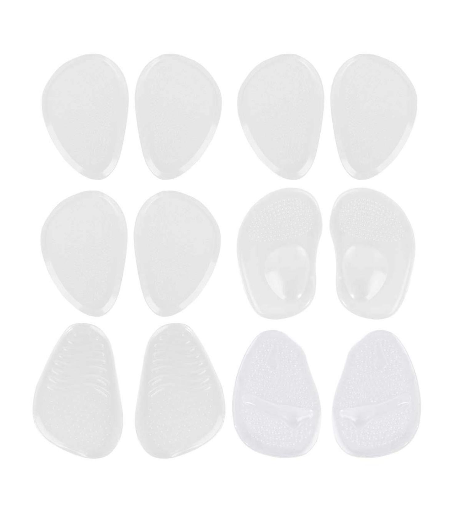 Milisten 6 Pairs Cushioned Insoles - Half Foot Cushion Pads for Men | Comfort & Support for All Shoes - Buy Online on GoSupps.com