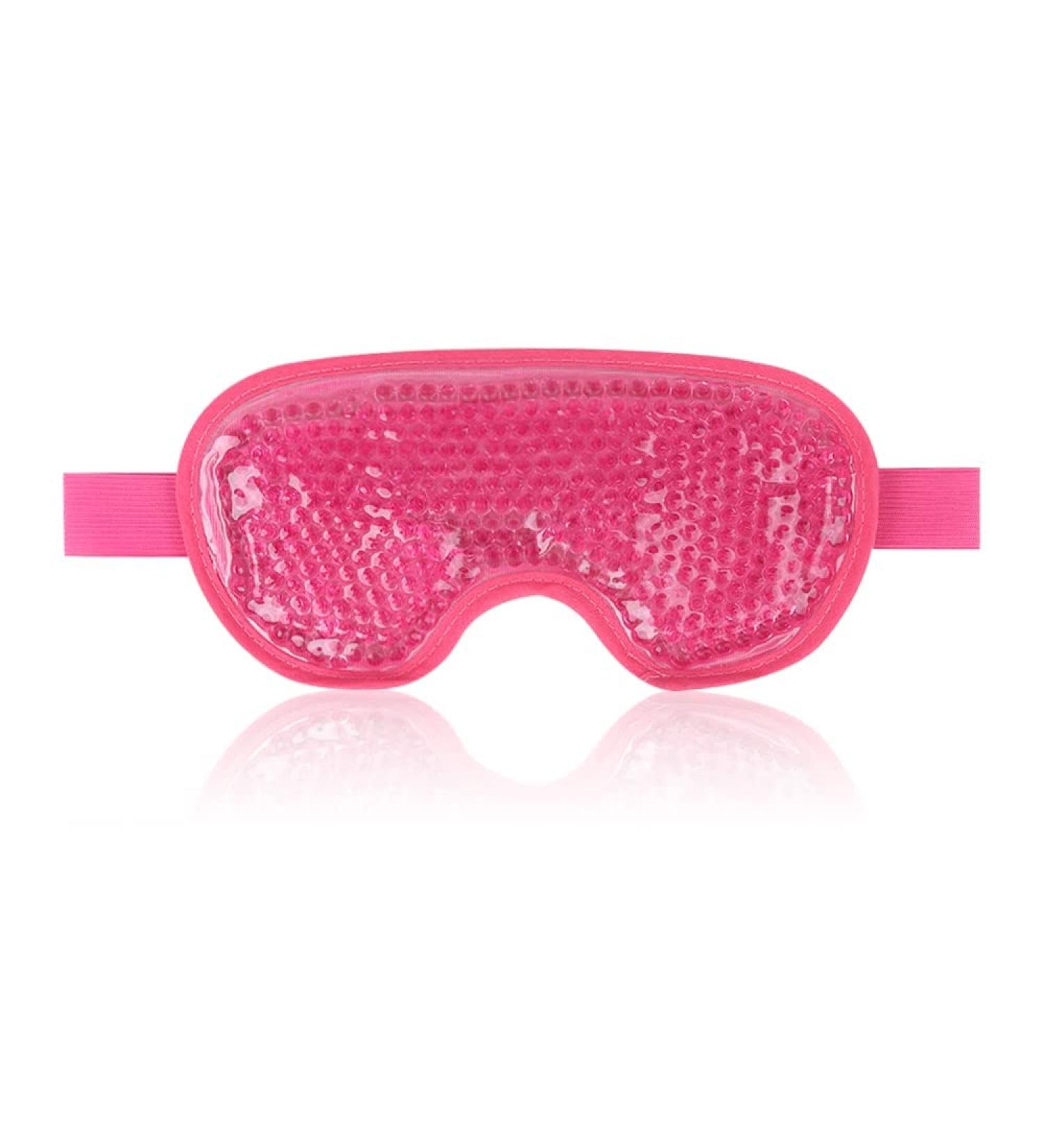NEWGO Cooling Eye Mask for Puffy Eyes - Hot Cold Therapy Gel Mask for Migraine, Dark Circles, Dry Eyes - Reusable & Rose Red - Buy Online on GoSupps.com