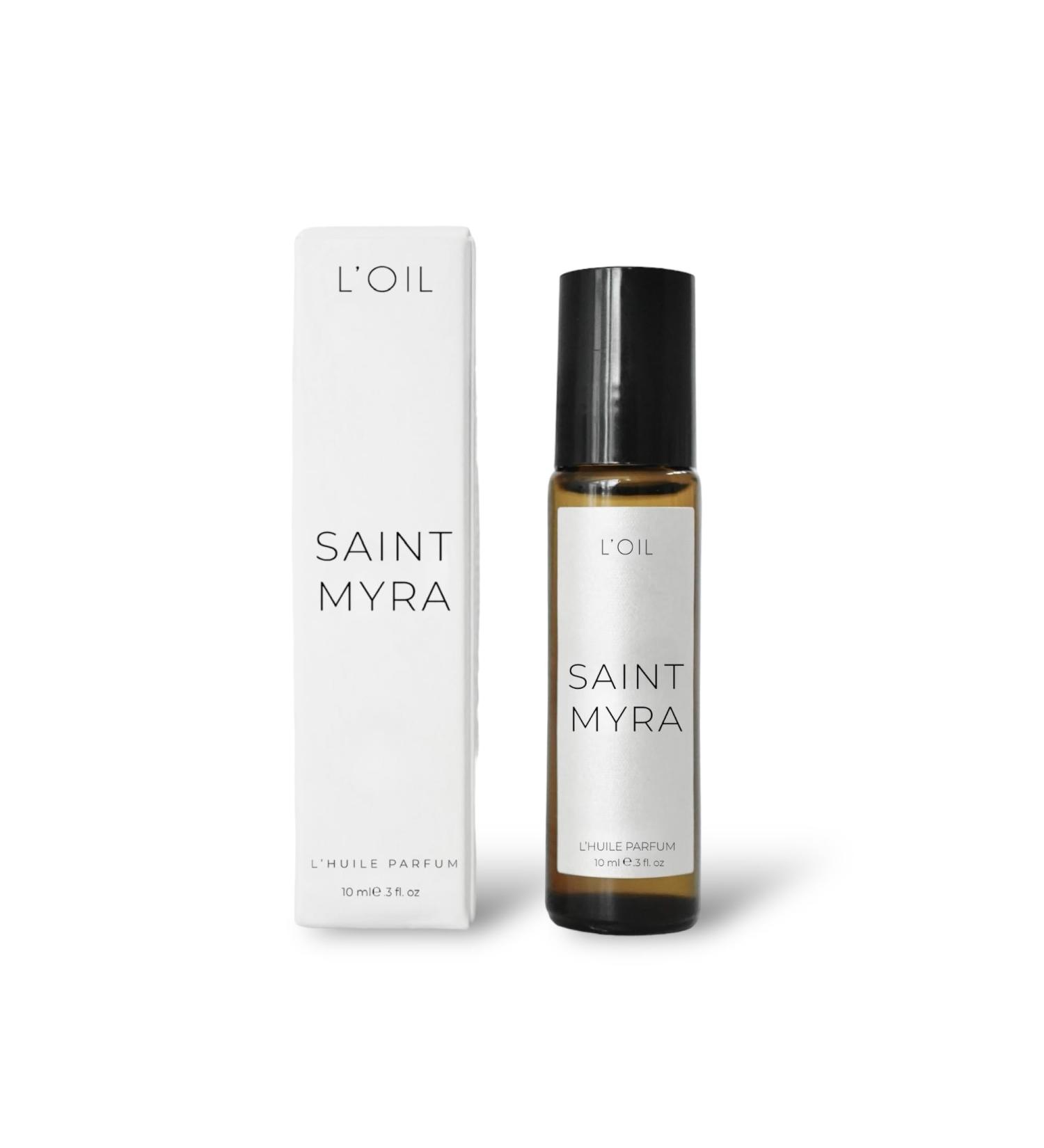 L'OIL FRAGRANCE SAINT MYRA Perfume Oil | Inspired by Chane. No. 5 | Vegan & Cruelty-Free | Aldehyde Jasmine & Sandalwood | 10ml Long-Lasting Scent - Buy Online on GoSupps.com