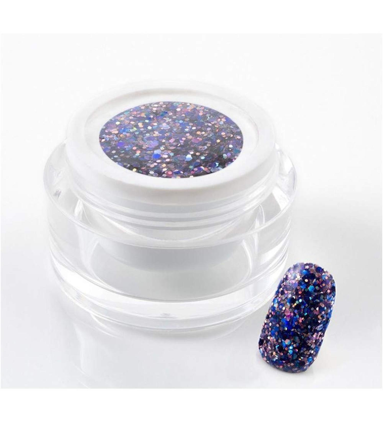 5 ml exclusive UV color gel/colour gel/glitter gel - in Big Glitter Provence