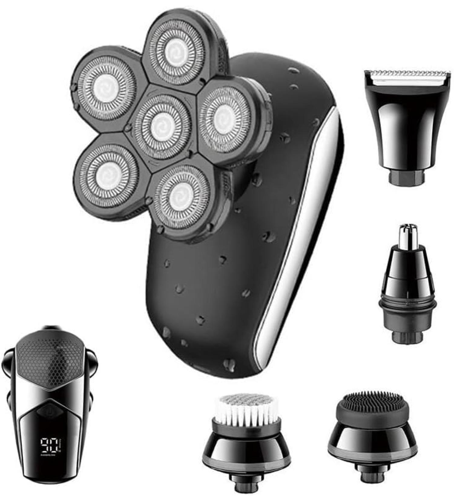 GeRRiT Electric Razor for Men - Waterproof 7D Floating Head Shaver USB Rechargeable Multifunction Trimmer - Buy Online on GoSupps.com