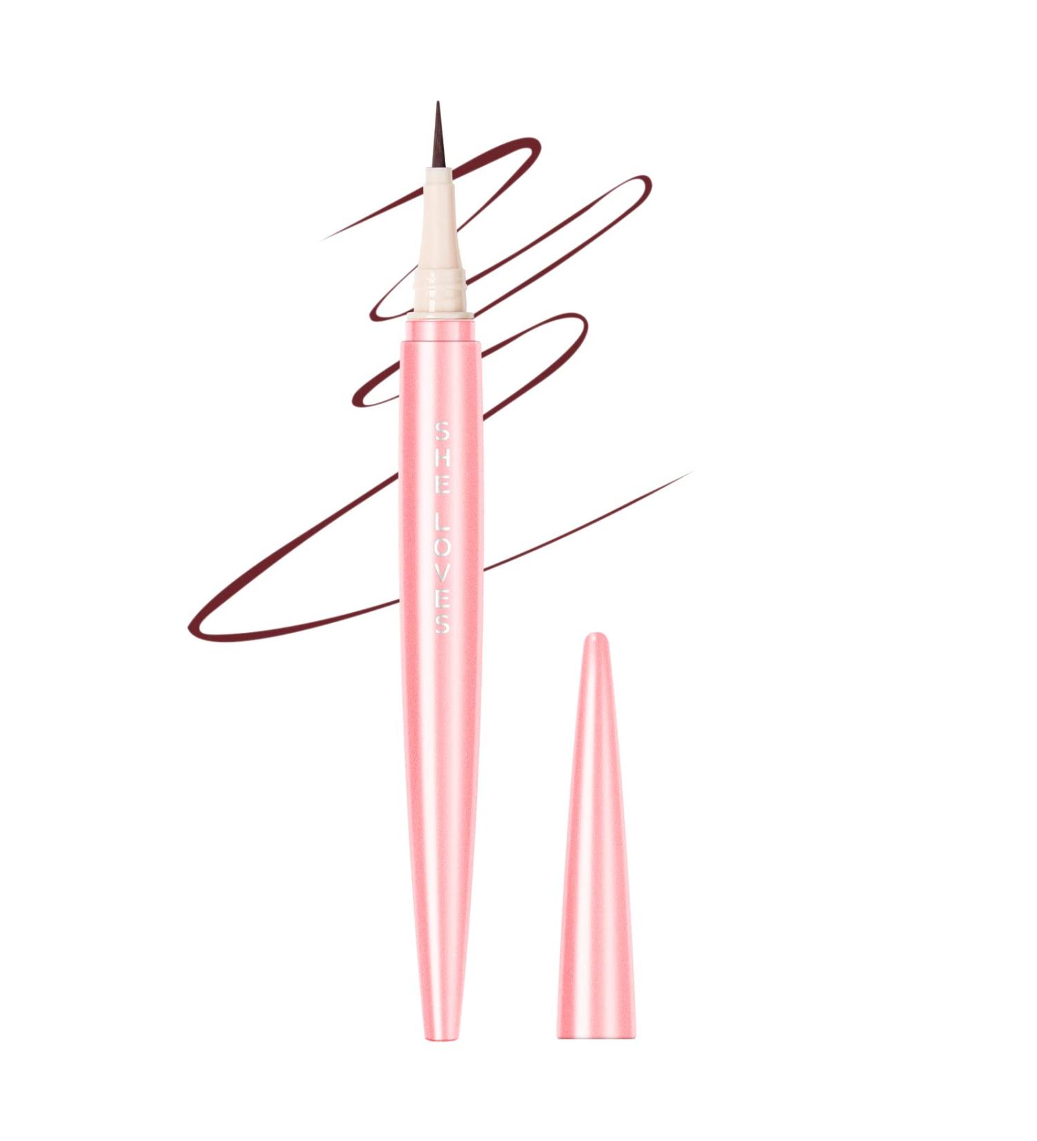KISSIO Waterproof Liquid Eyeliner - Long Lasting, Buildable Color with Cruelty-Free Formula - 1.5 ml (05 Strawberry) - Buy Online on GoSupps.com