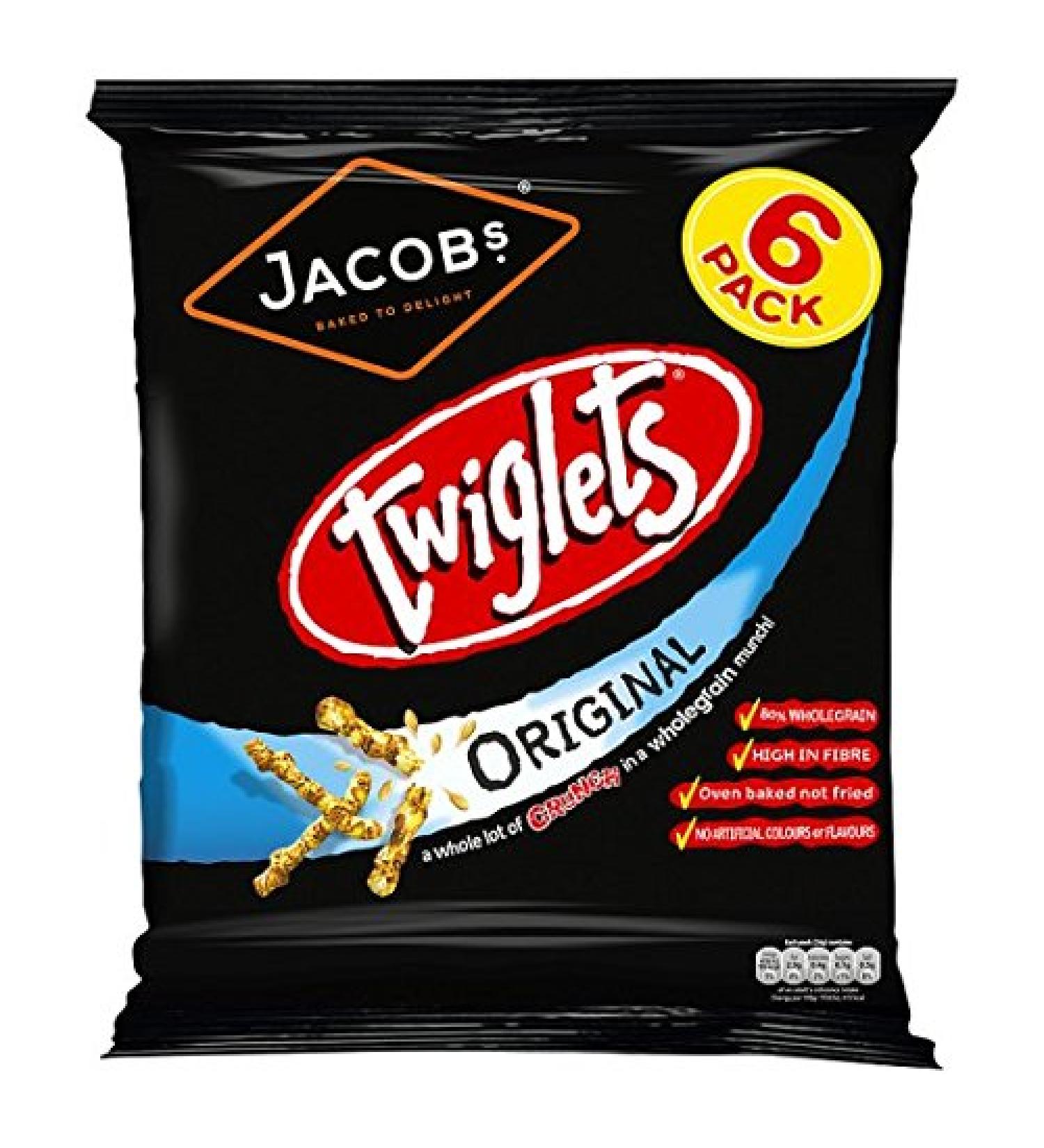 Twiglets Jacob's Twiglets Snacks 6 X 24G by Jacob's